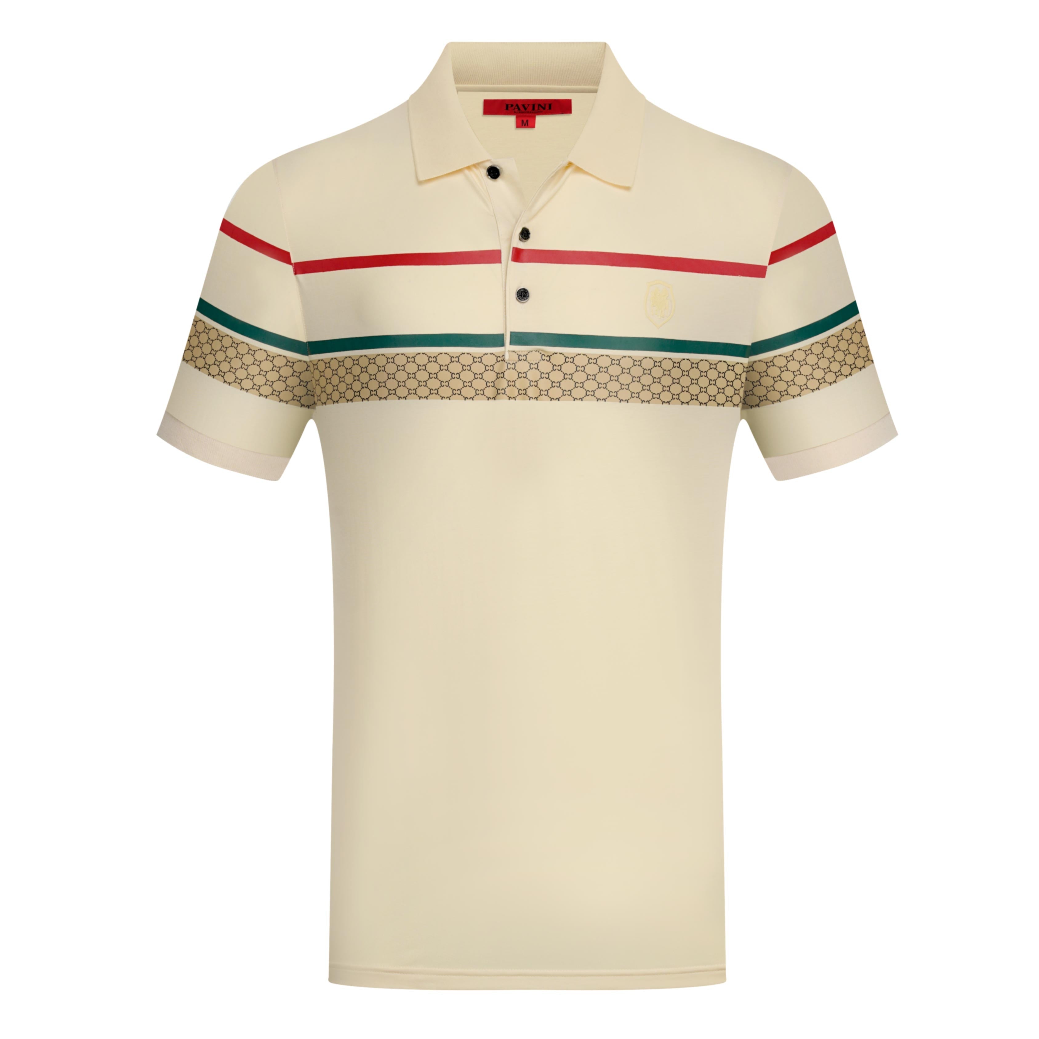 Men’s Striped Polo Shirt