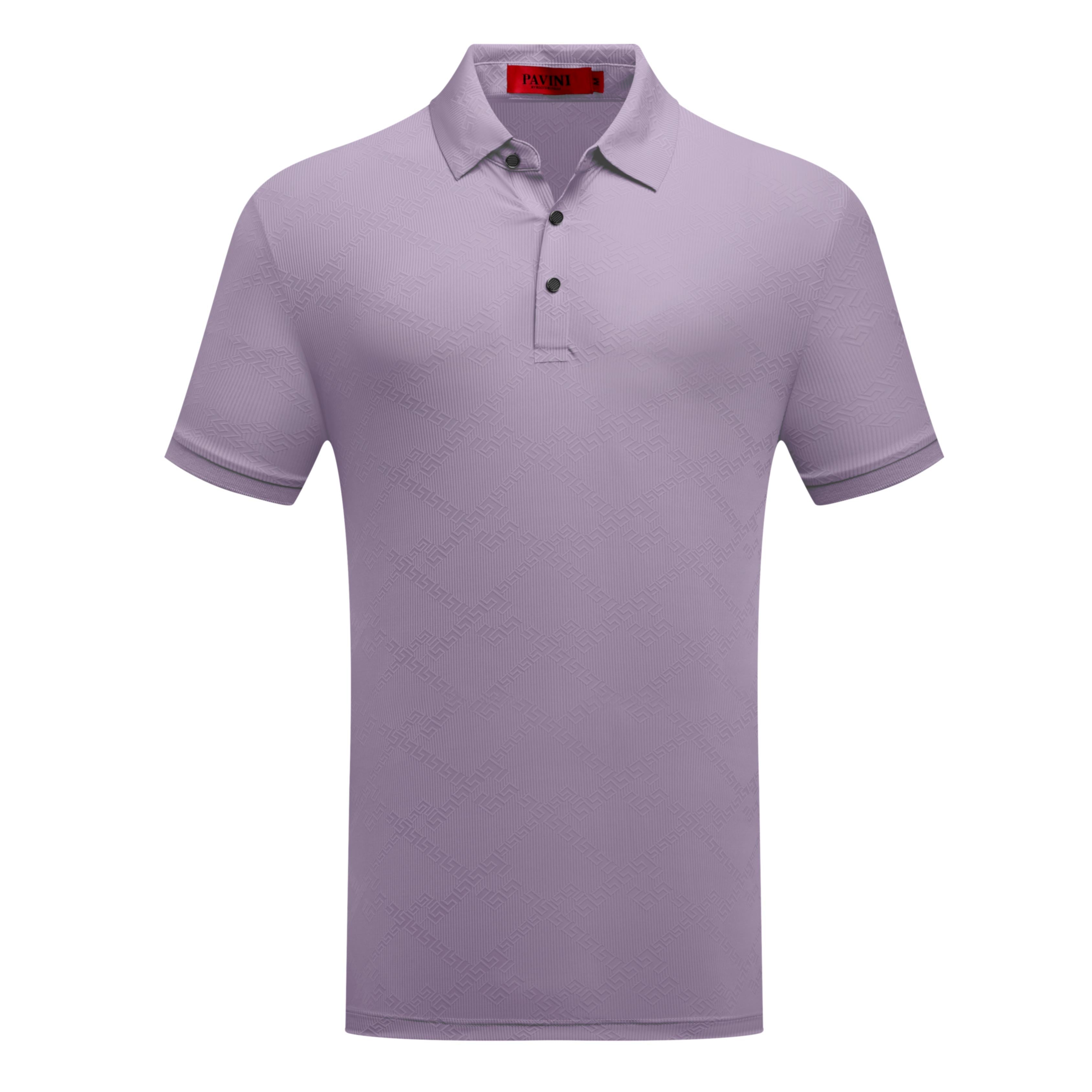 Jacquard Textured Polo Shirt