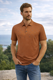 Premium Embossed Polo Shirt