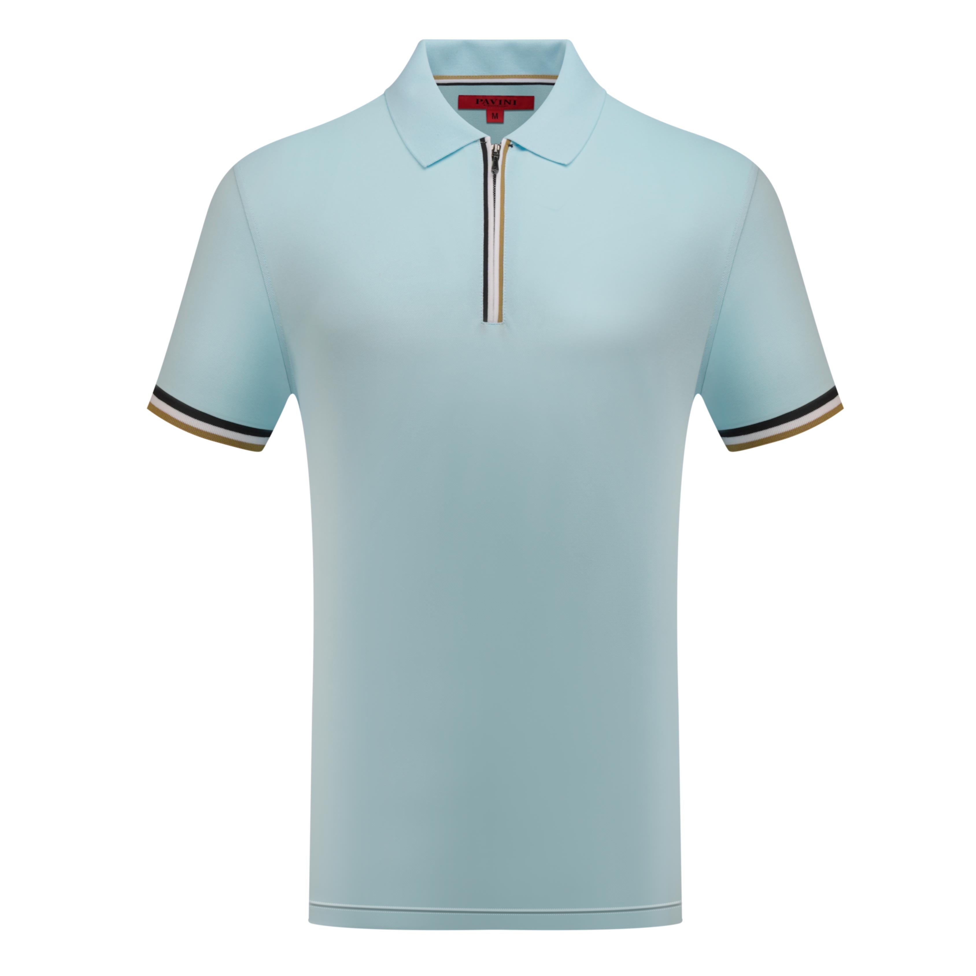 Men's Zip Collar Polo Shirt – Pavini Men's Zip Collar Polo Shirt – Pavini