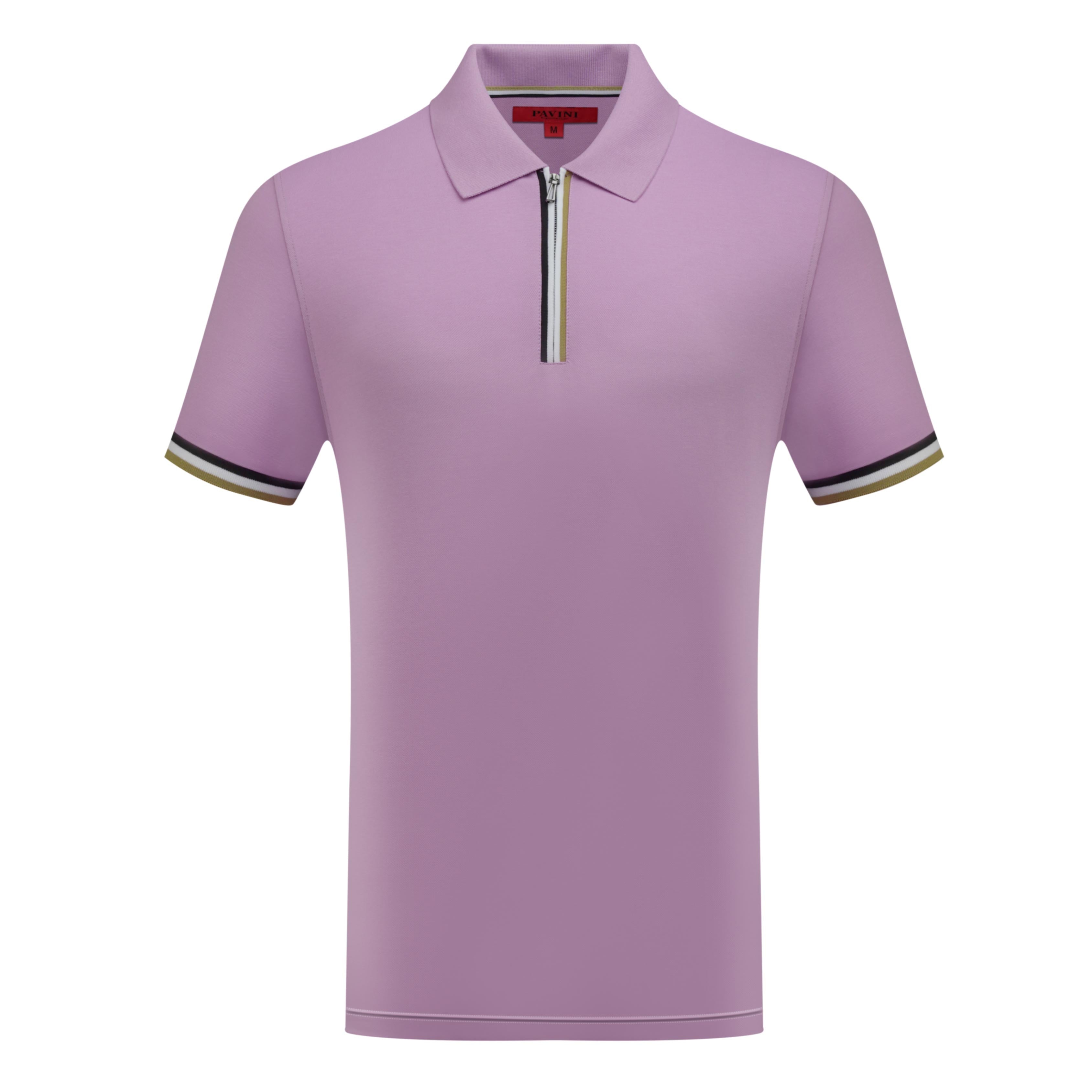 Men’s Zip Collar Polo Shirt