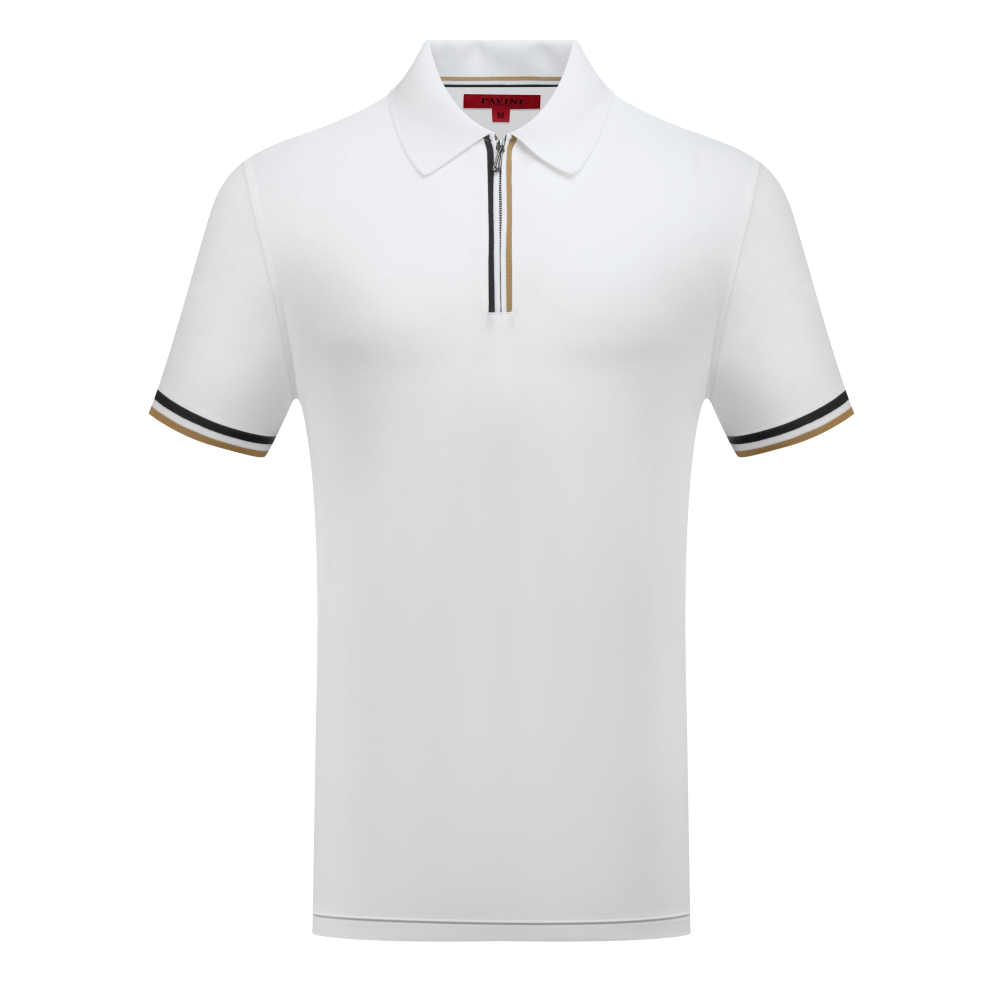 Men’s Zip Collar Polo Shirt