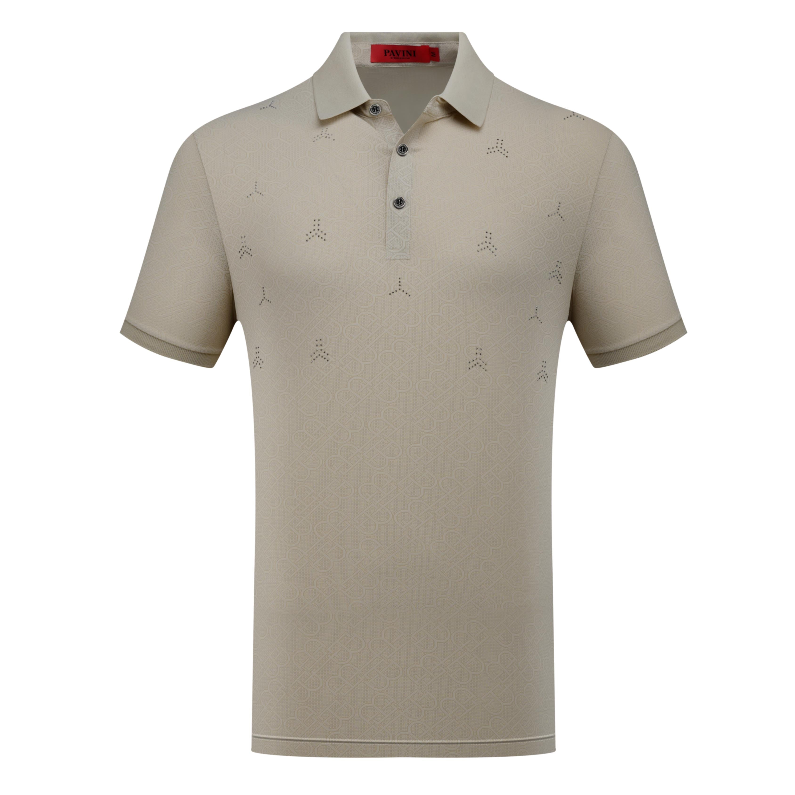 Men’s Patterned Polo Shirt