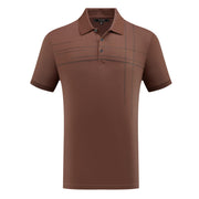 Men’s Polo Shirt with Fine Line Chest Design