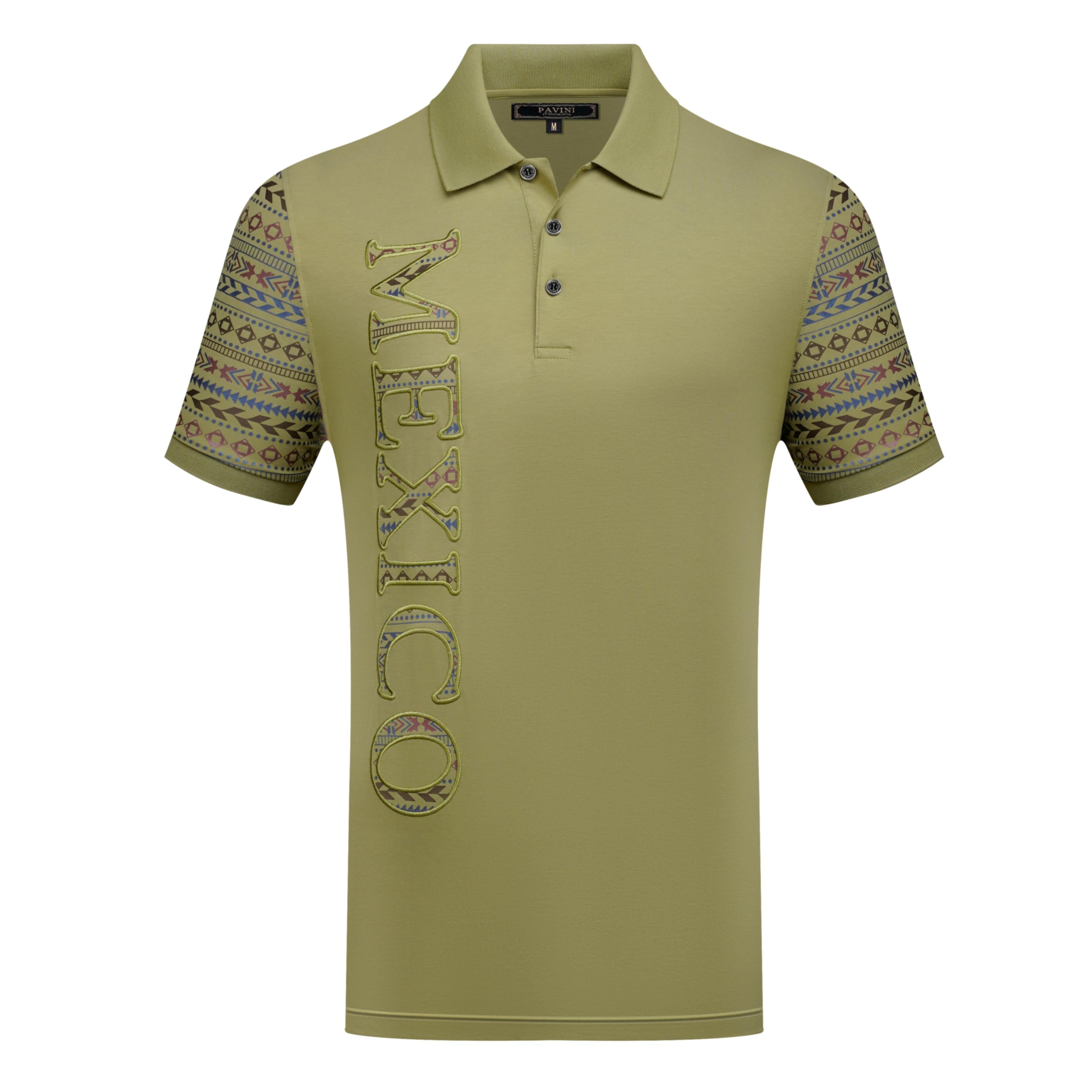 Men’s Polo Shirt with Mexico Front Design