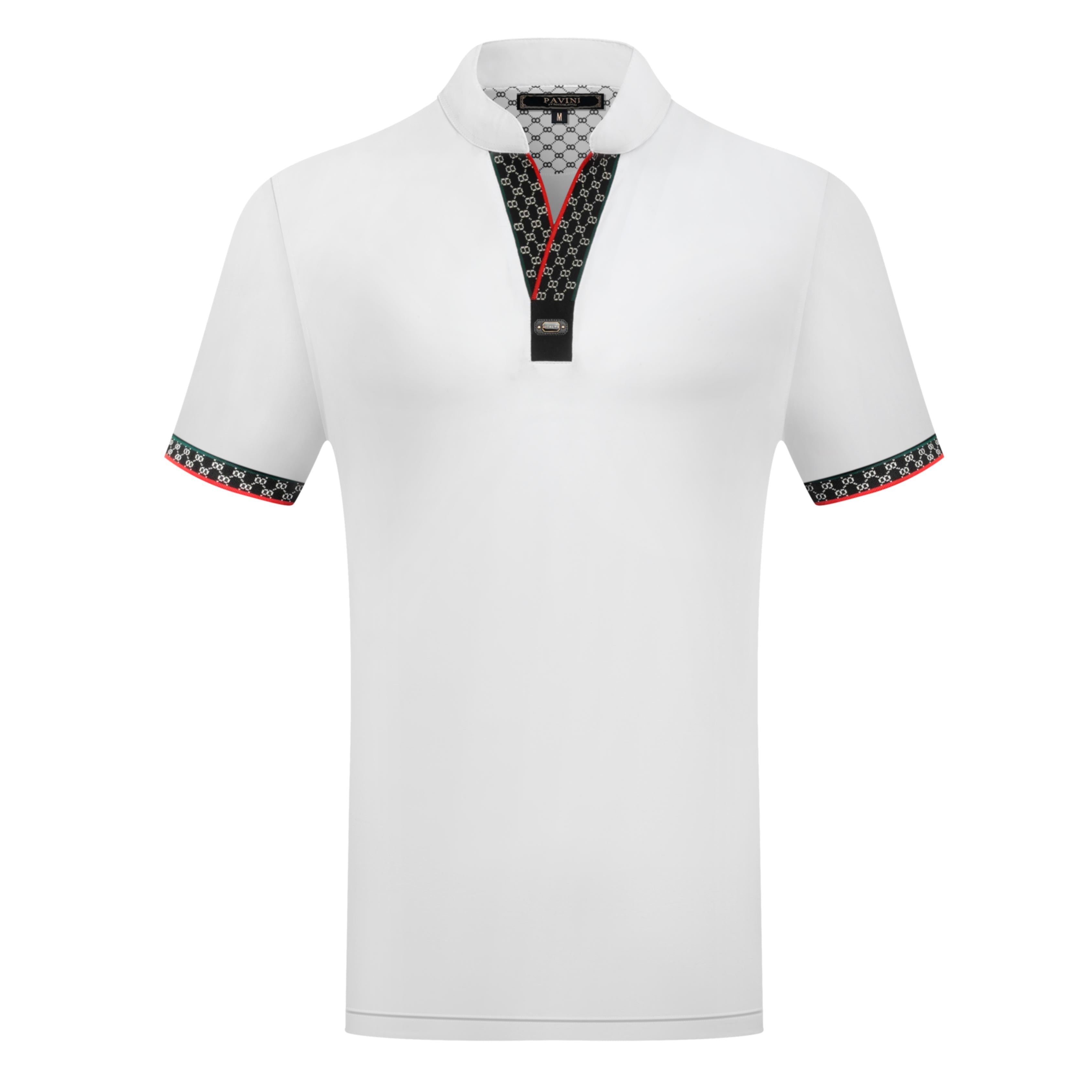 Men’s Mandarin Collar Polo Shirt