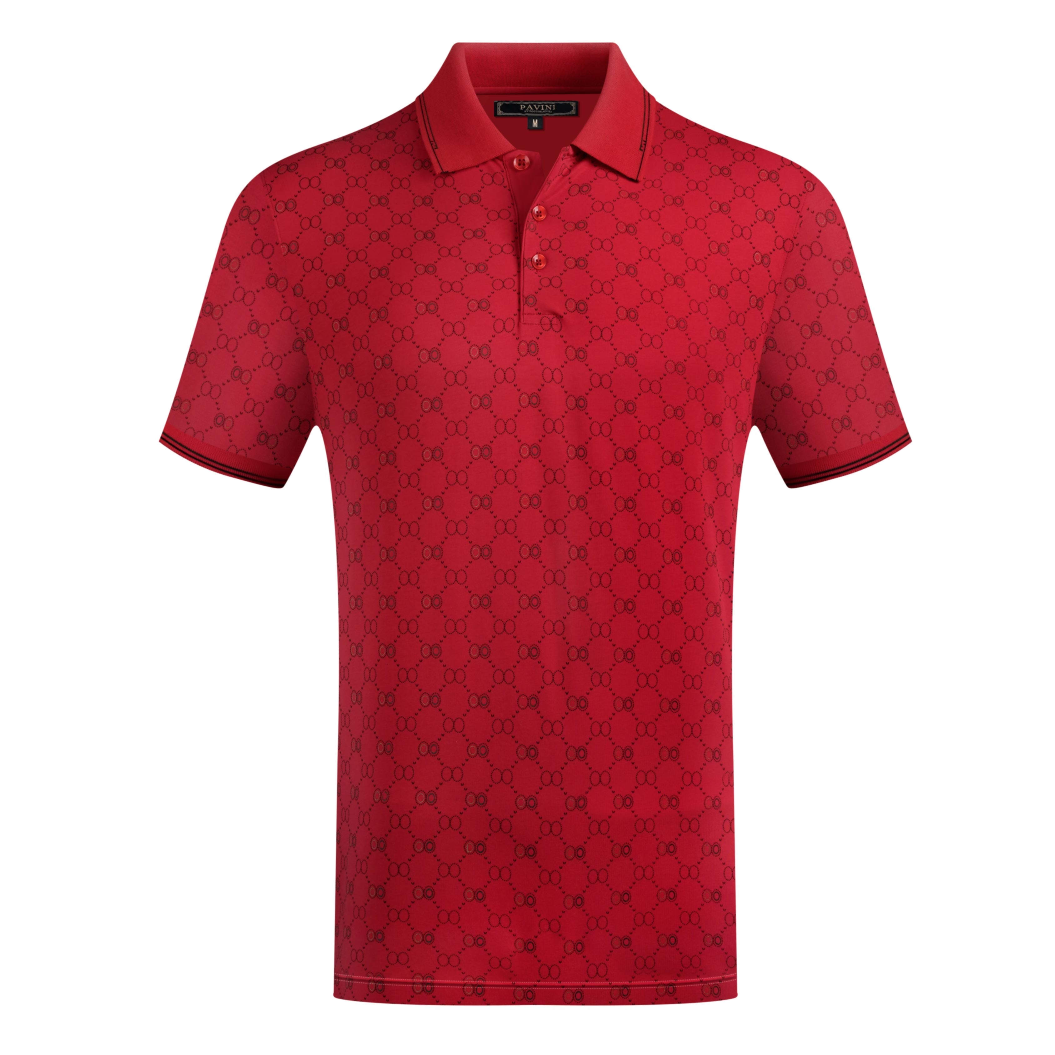 Allover Print Polo Shirt