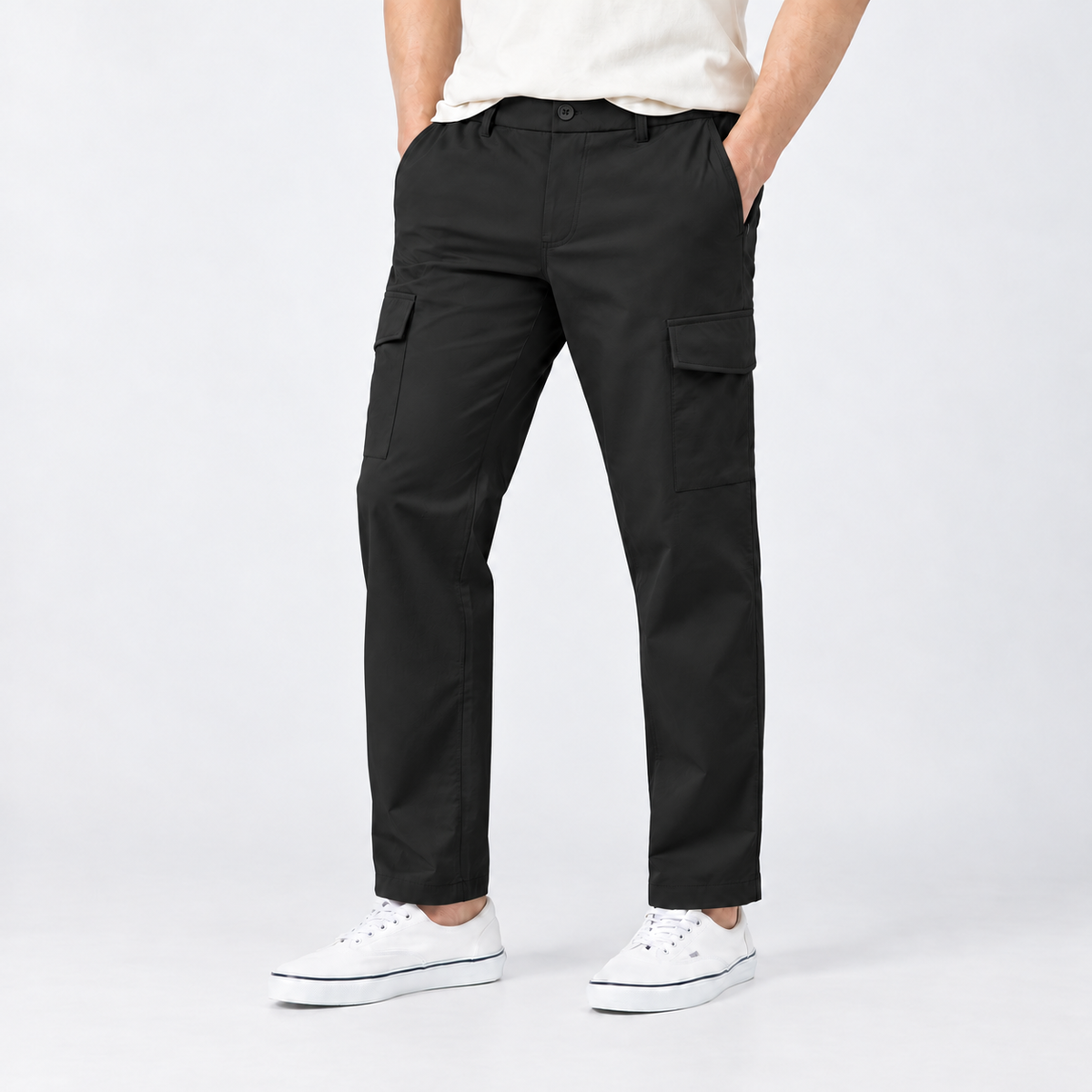 Pavini Men's Flap-Pocket Cargo Pants - P-3870 - 32-Inch Inseam