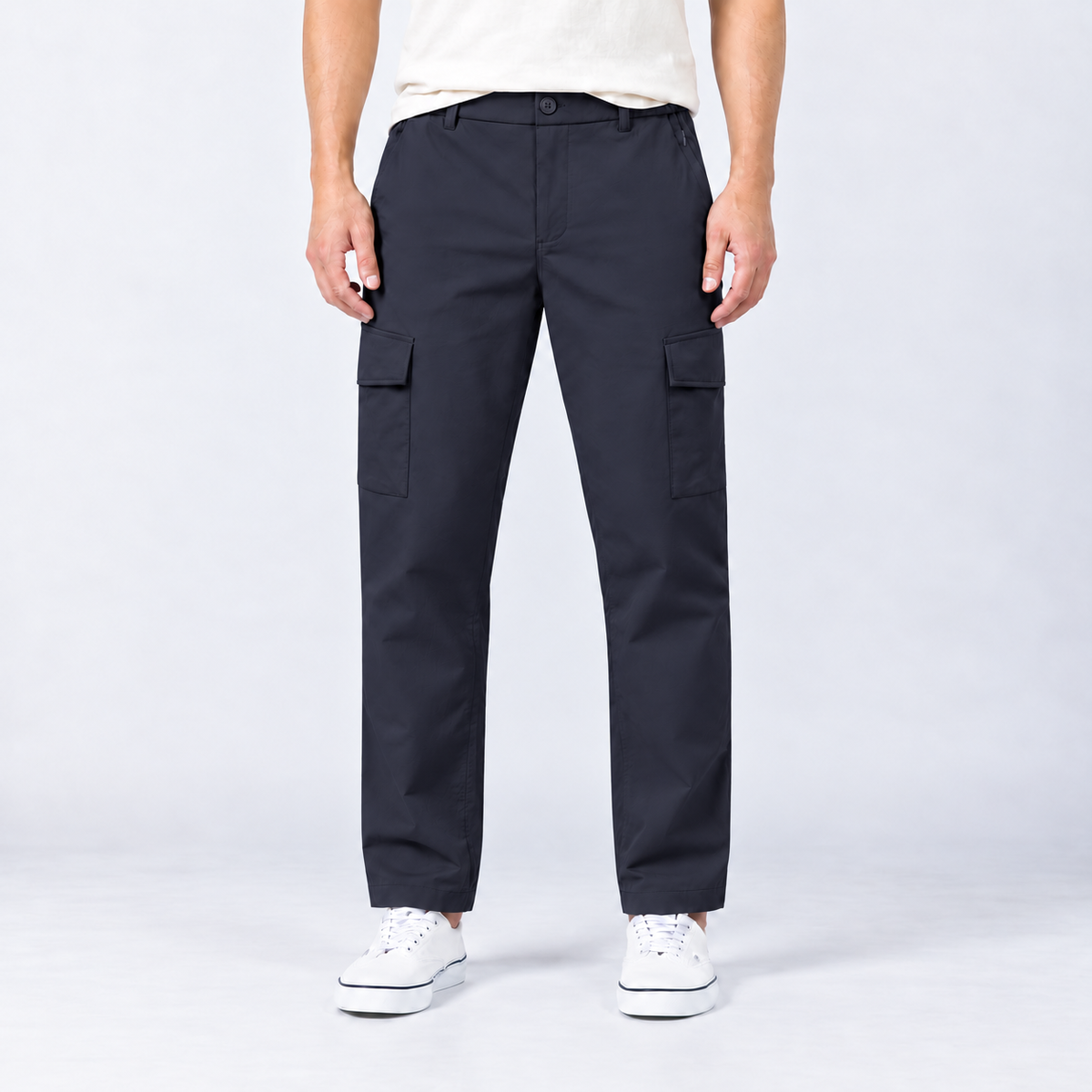 Pavini Men's Flap-Pocket Cargo Pants - P-3870 - 32-Inch Inseam