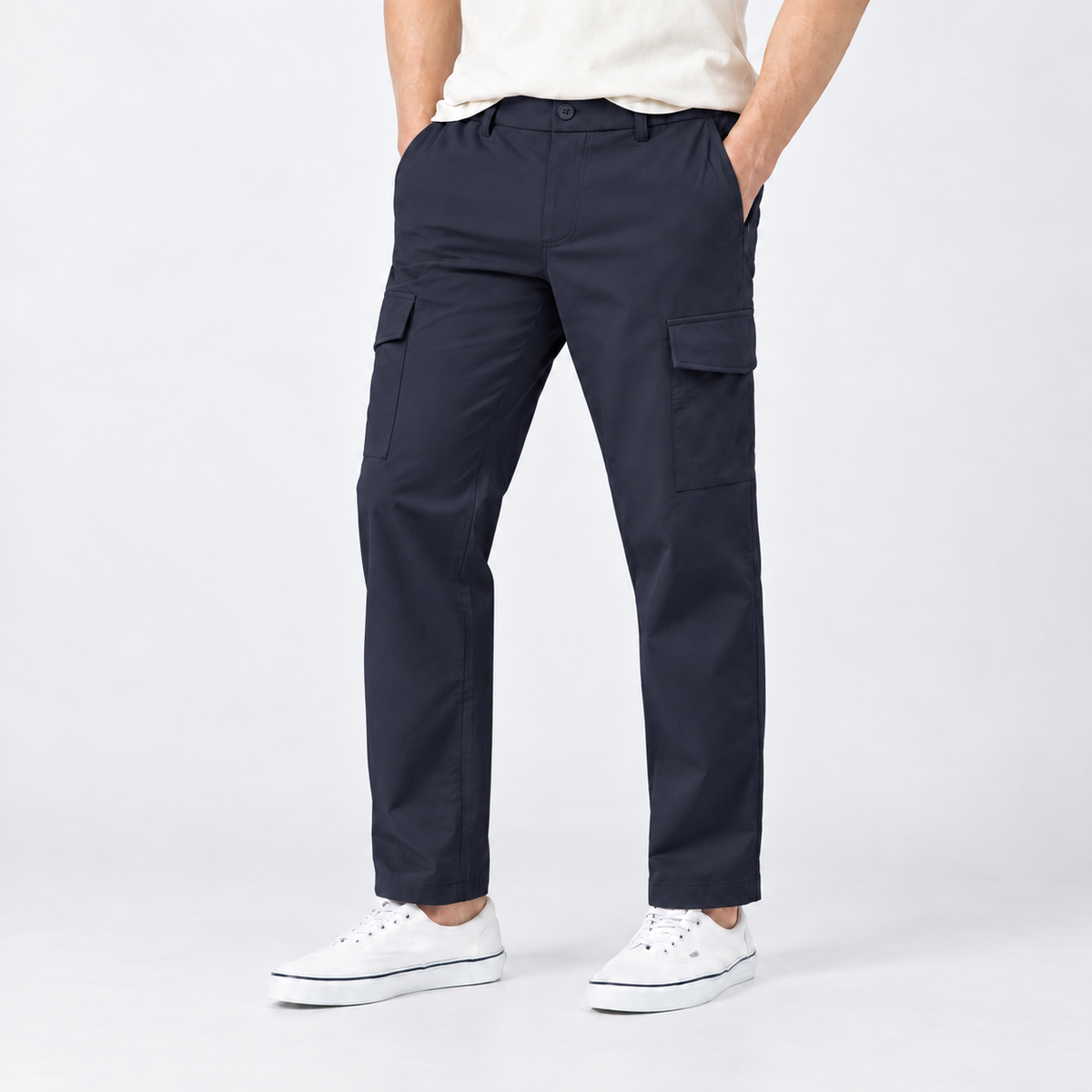 Pavini Men's Flap-Pocket Cargo Pants - P-3870 - 32-Inch Inseam