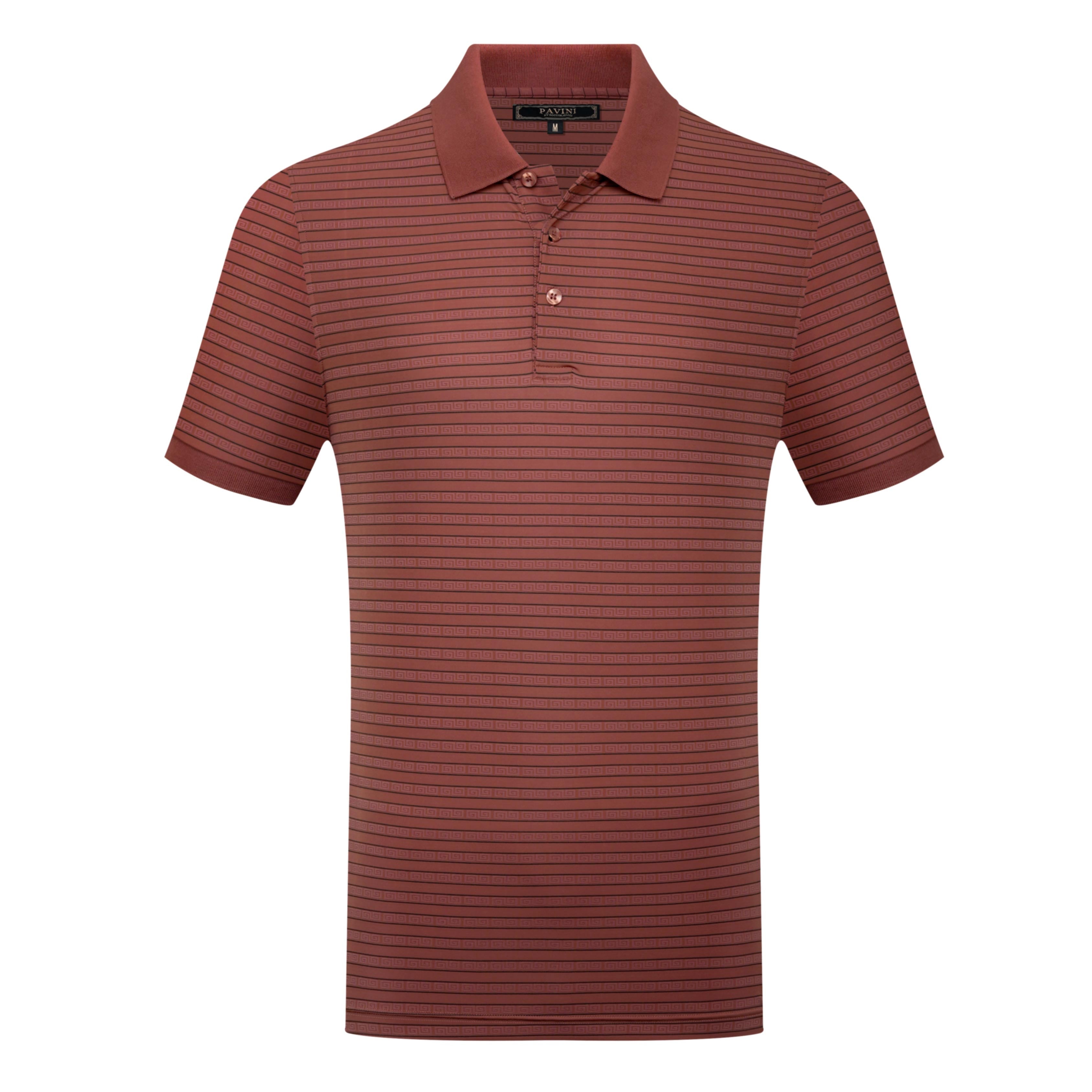 Micro-Stripe Polo Shirt