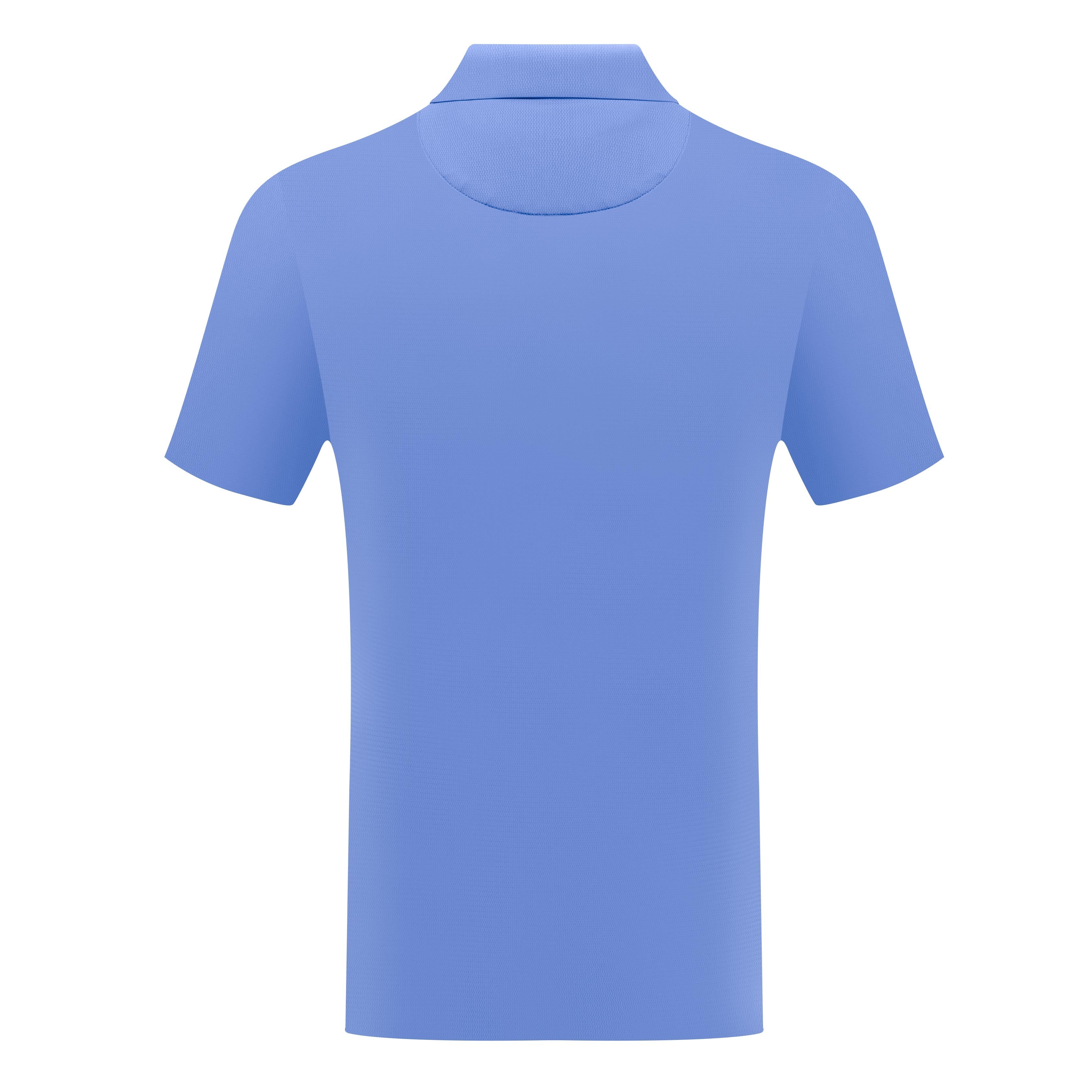 Short Sleeve Polo with Chest Stripe Detail