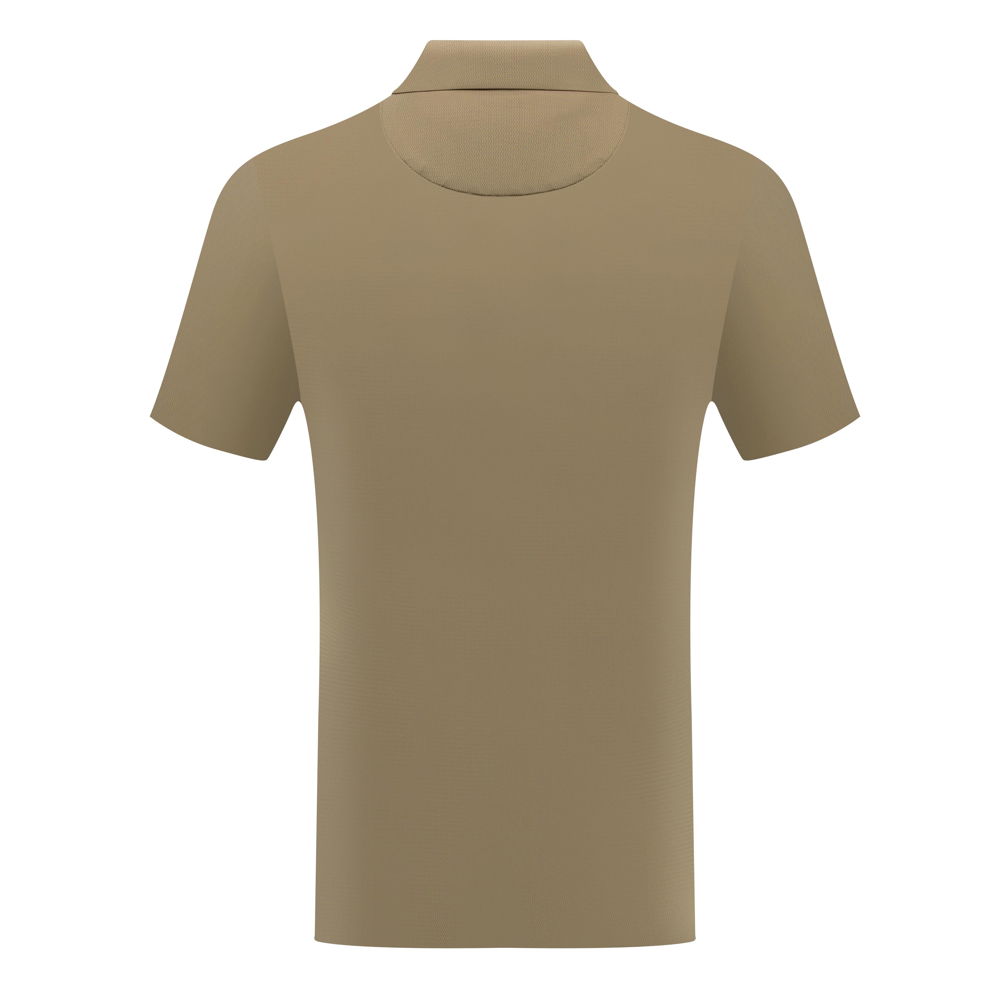 Short Sleeve Polo with Chest Stripe Detail