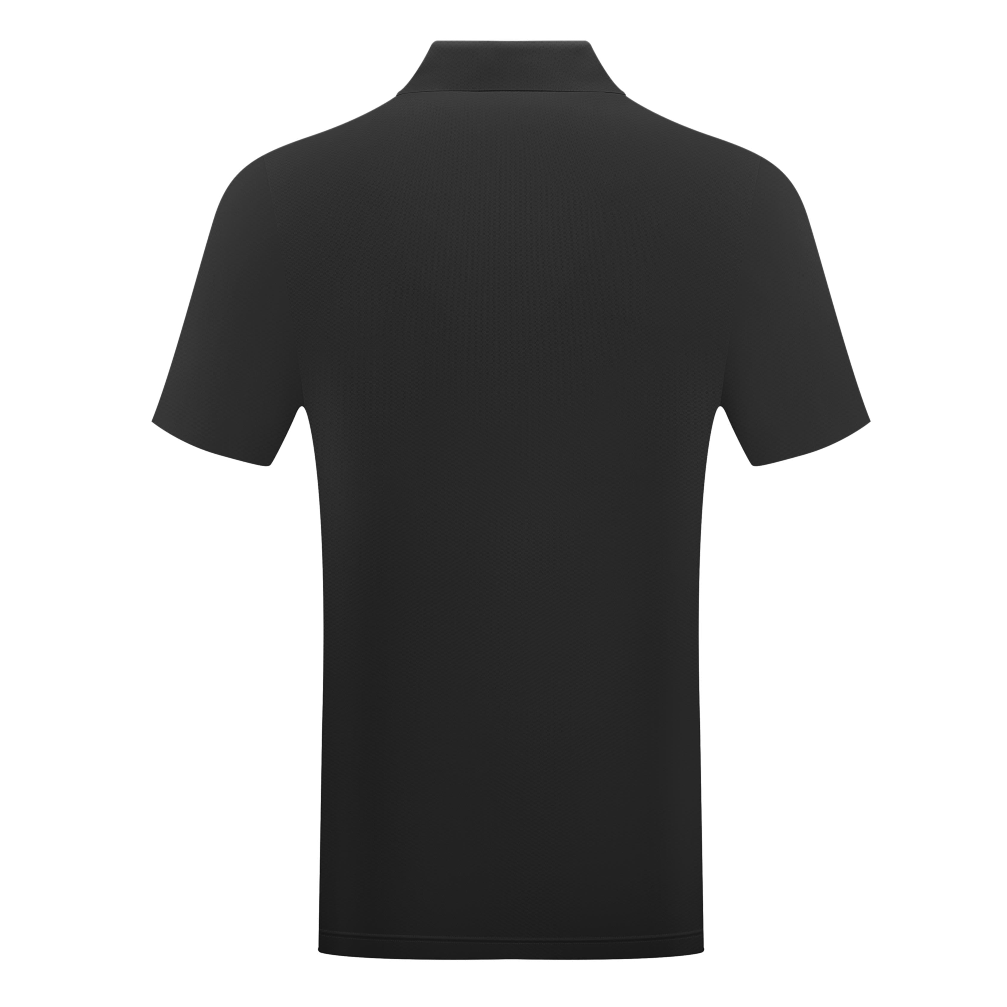 Short Sleeve Solid Polo with Chest Logo Detail
