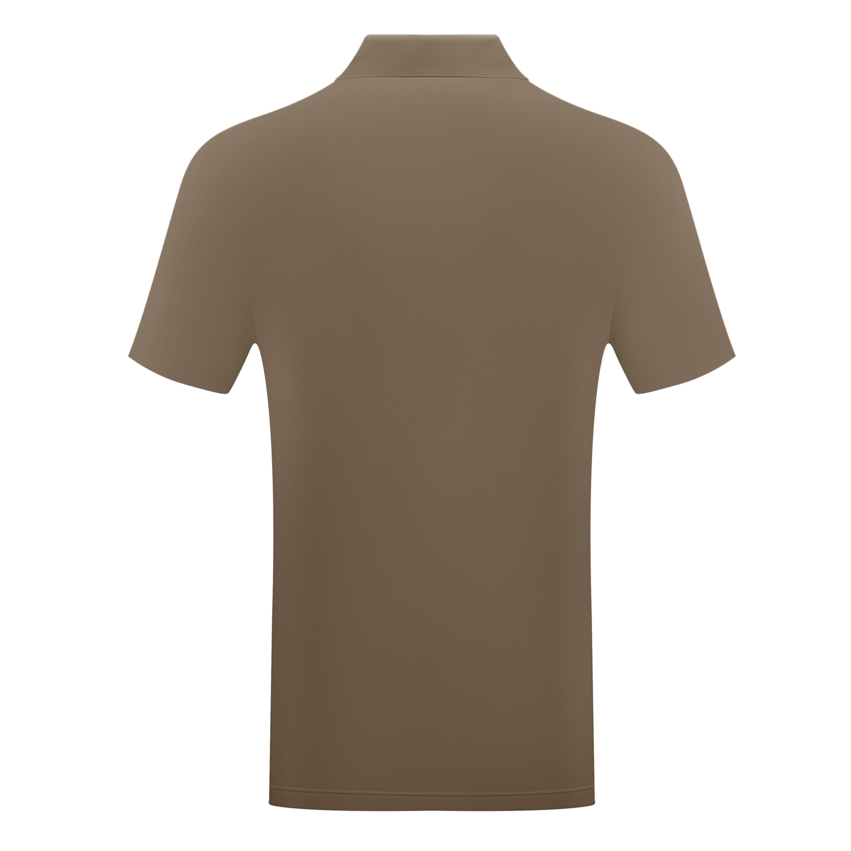 Short Sleeve Solid Polo with Chest Logo Detail