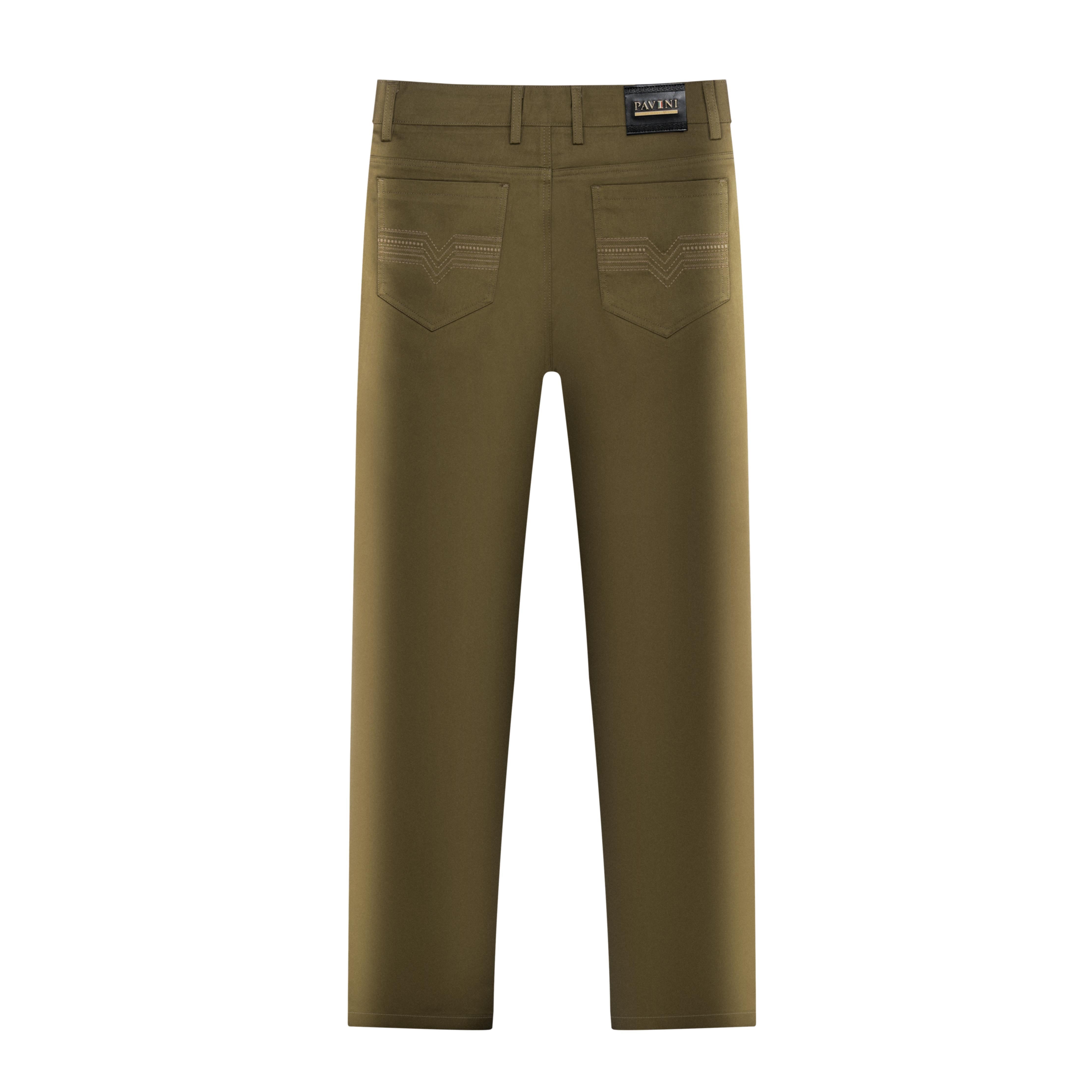 Modern Fit Stretch Twill 5-Pocket Pants