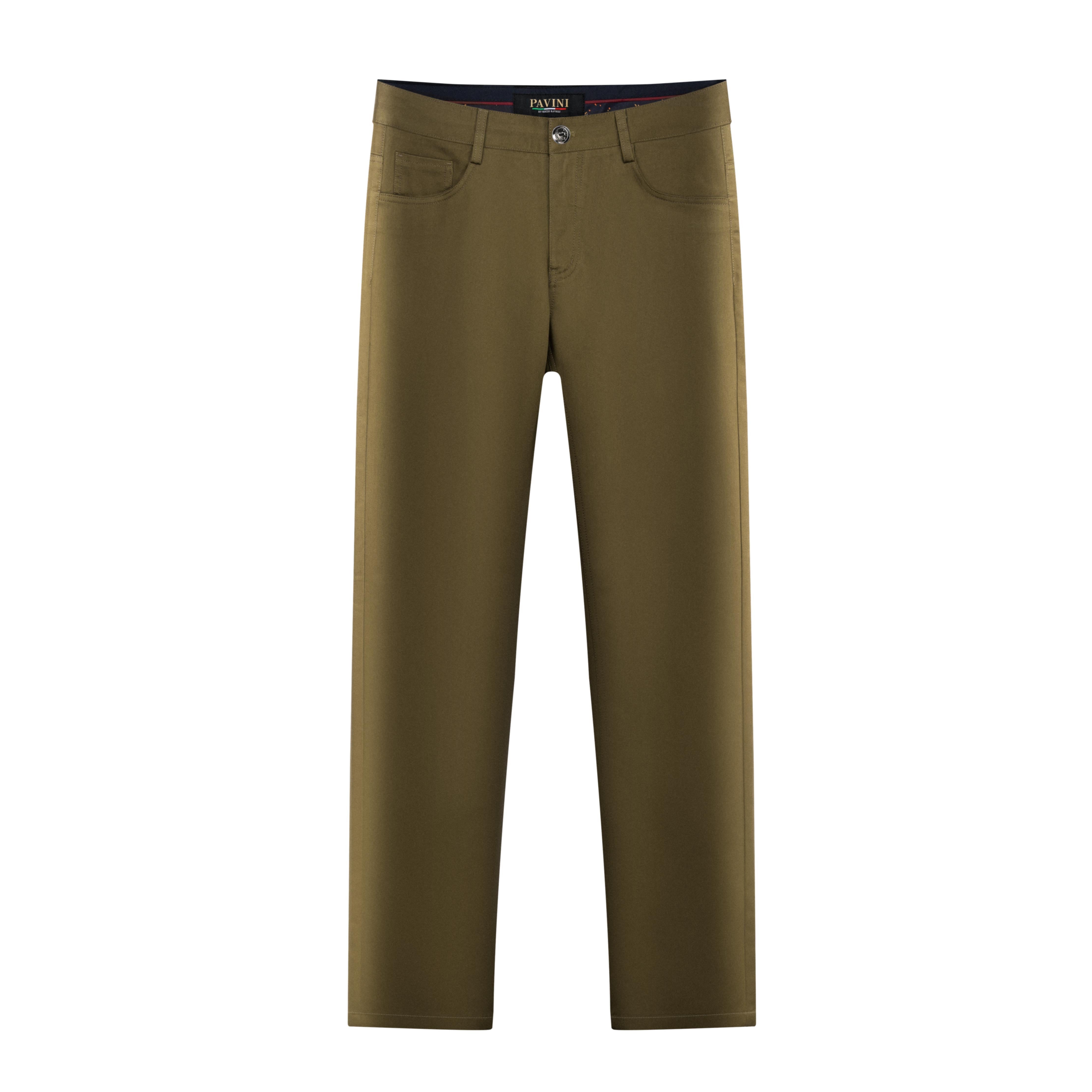 Modern Fit Stretch Twill 5-Pocket Pants