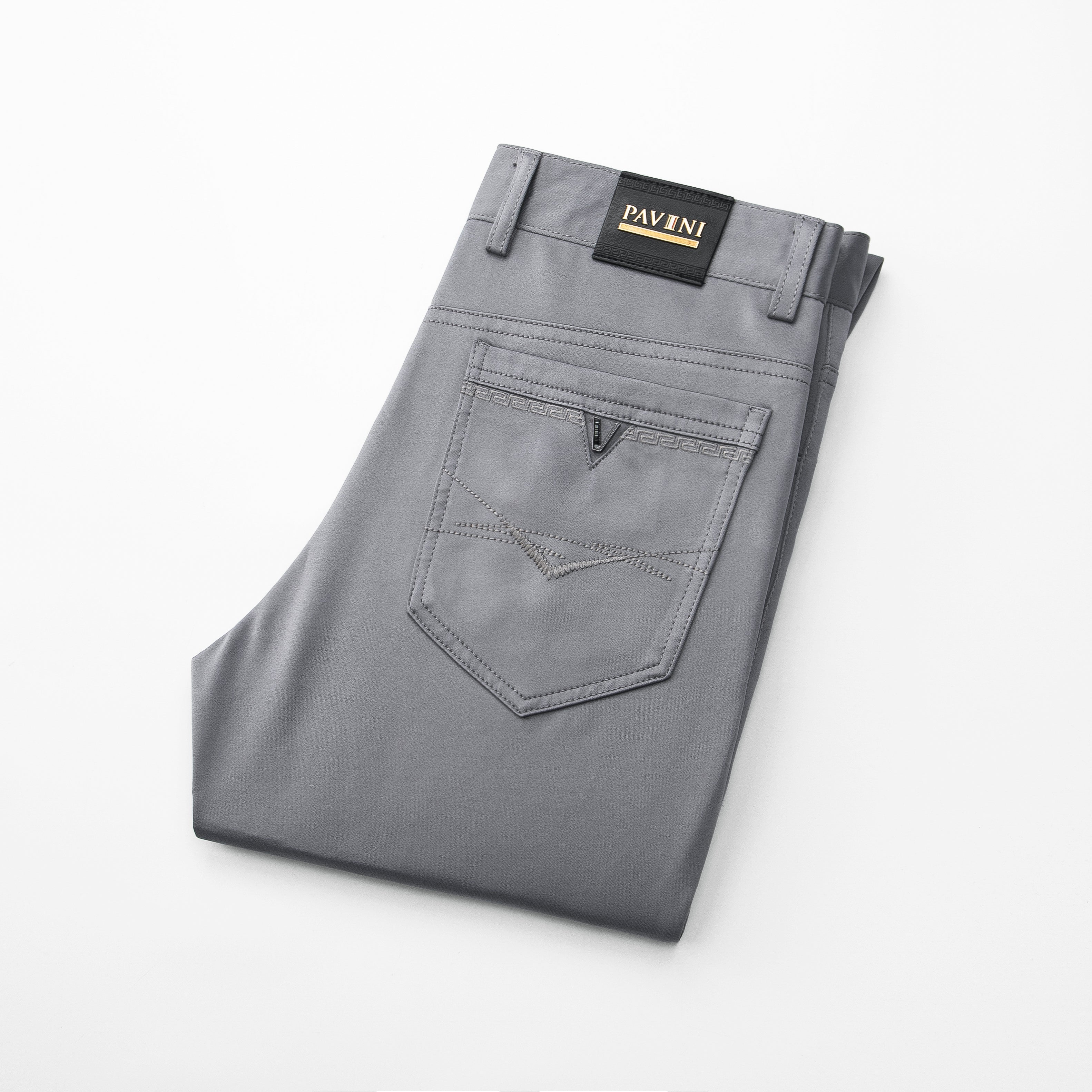 Men’s Regular Fit Shiny Finish Pants