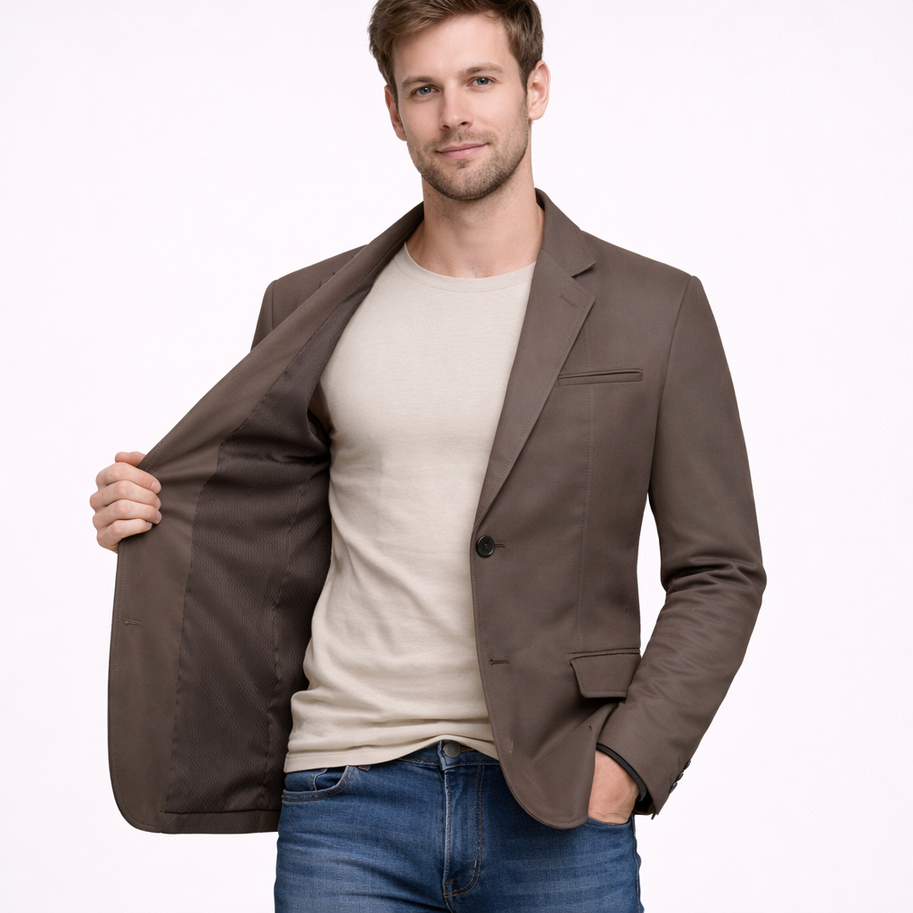 Shiny Finish Blazer Jacket