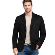 Modern Fit Suede-Look Blazer