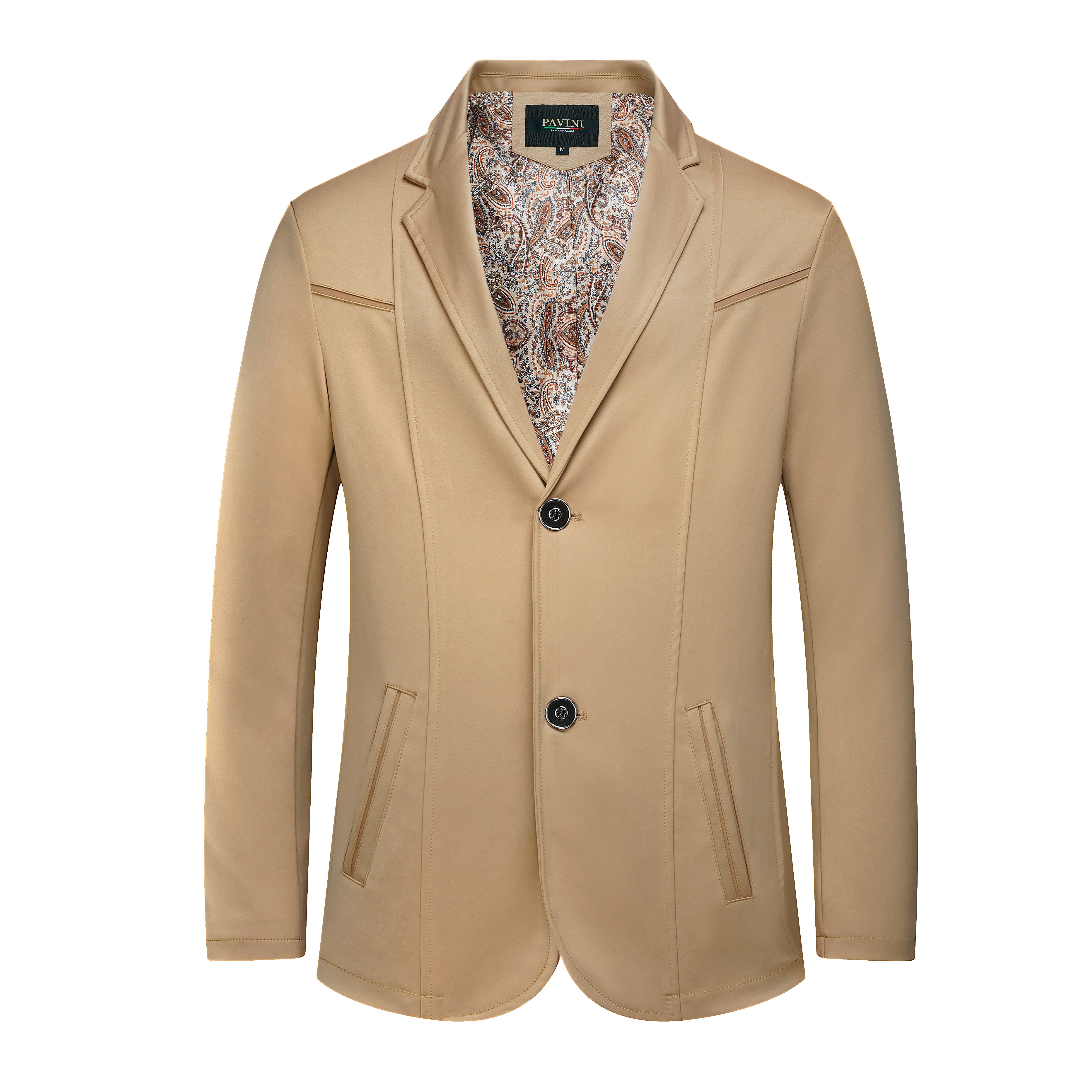 Modern Fit Blazer with Pattern Lining