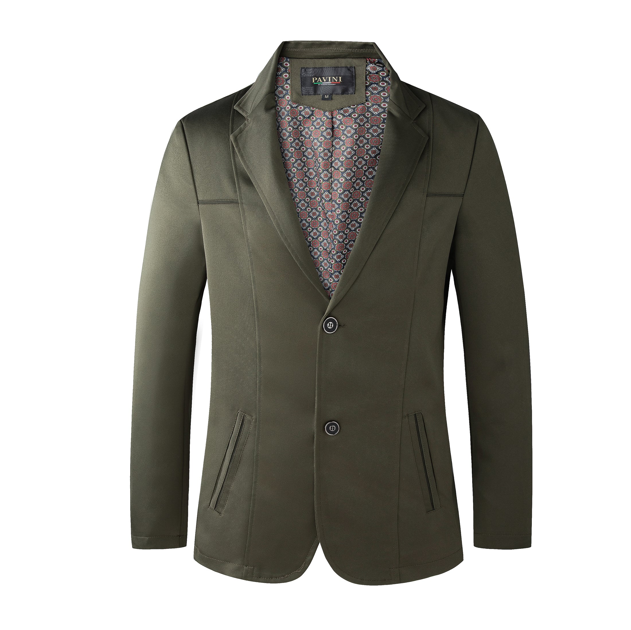 Modern Fit Blazer with Pattern Lining