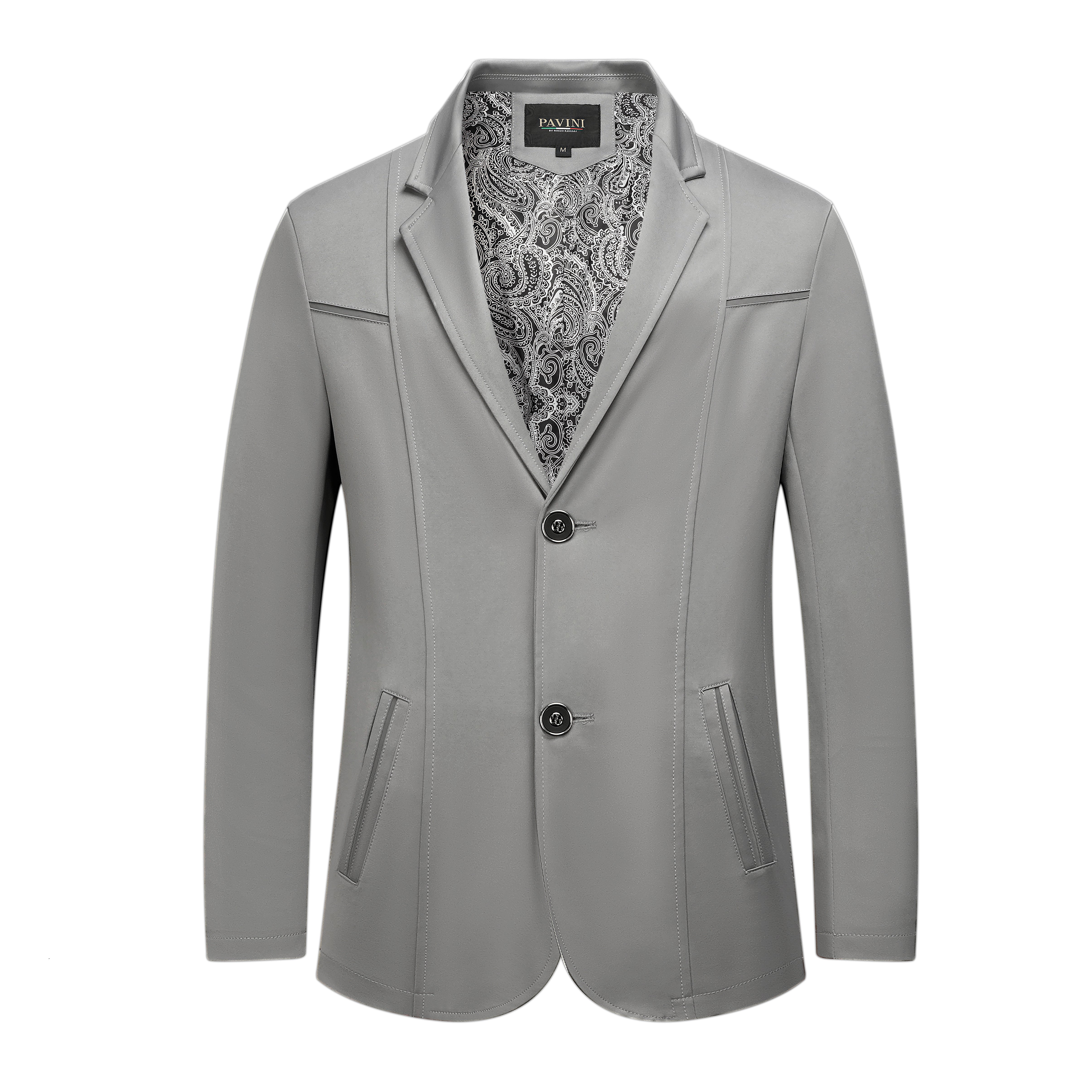 Modern Fit Blazer with Pattern Lining