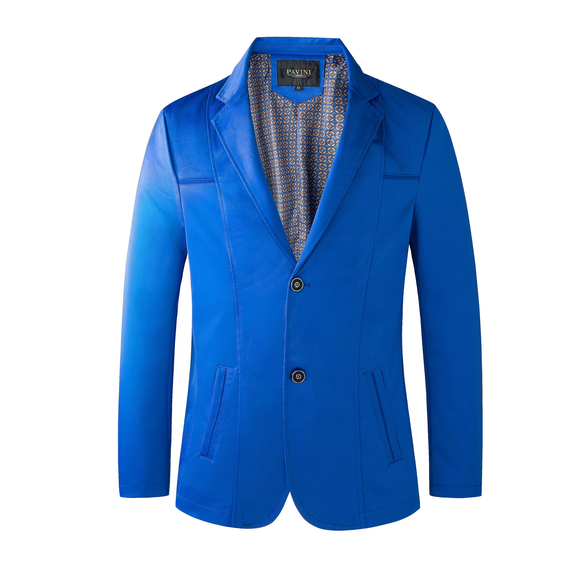 Modern Fit Blazer with Pattern Lining