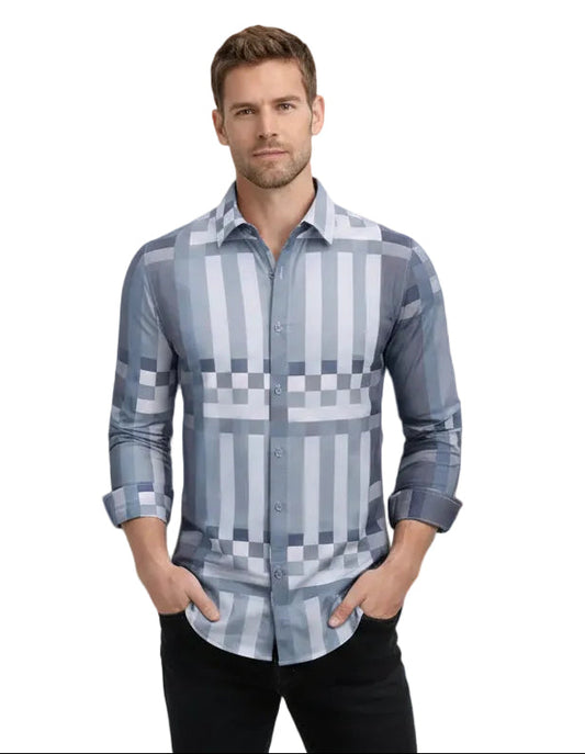 Pavini Long Sleeve Plaid Shirt