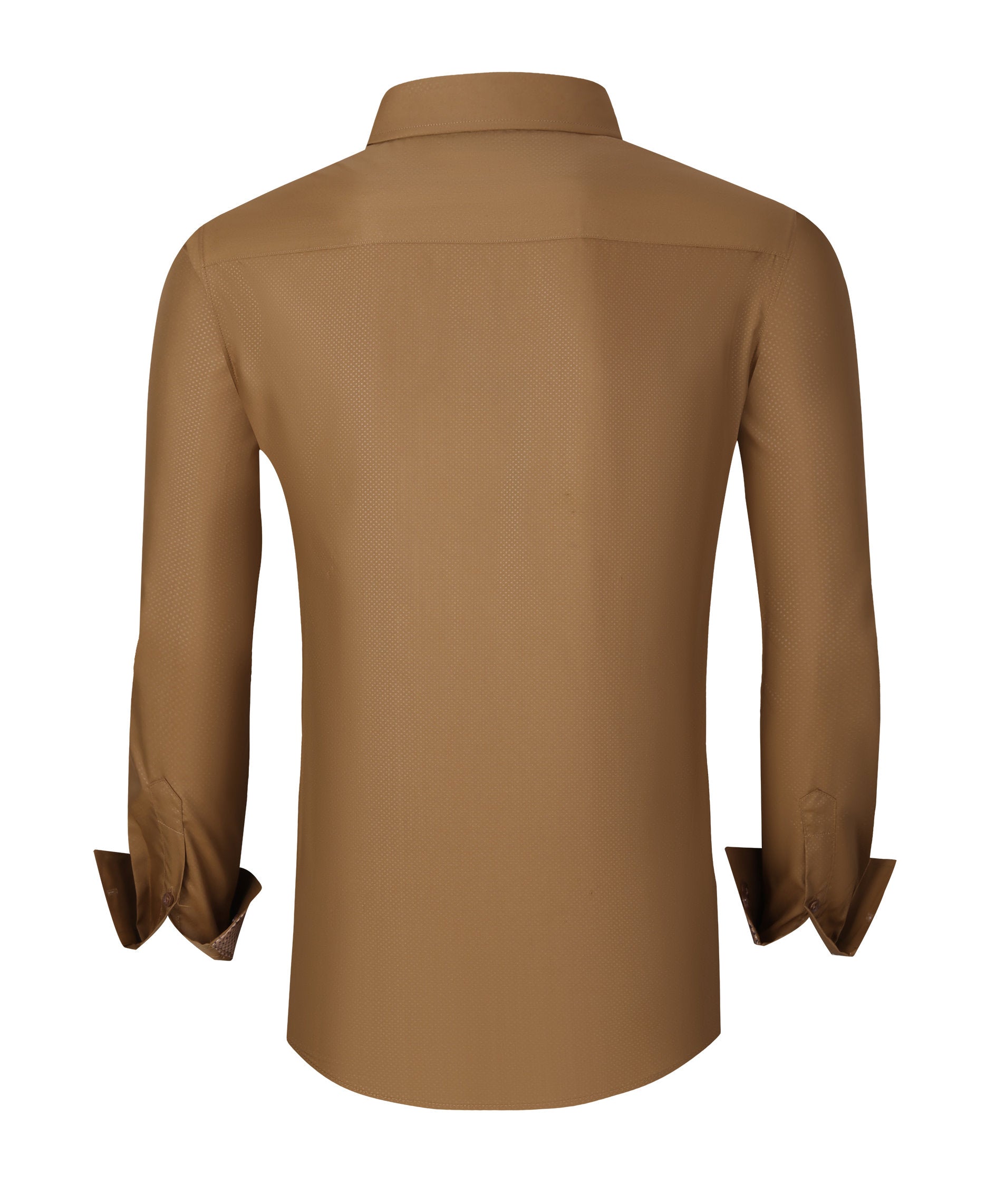 PAVINI MEN Tone-on-Tone Dot Long Sleeve Button-Down Shirt