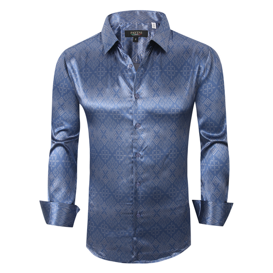 Men’s Blues Print Shirt