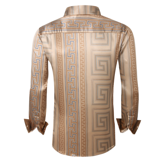 Men’s Pavini Gold Heritage Satin Shirt