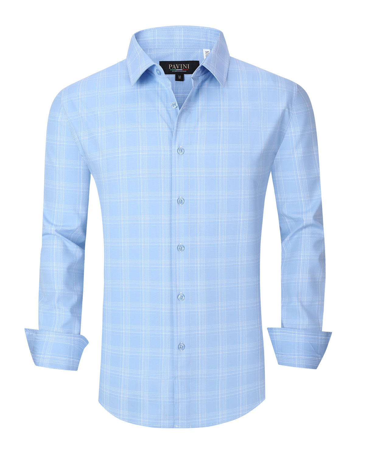 Pavini Long Sleeve Men's Plaid Shirt