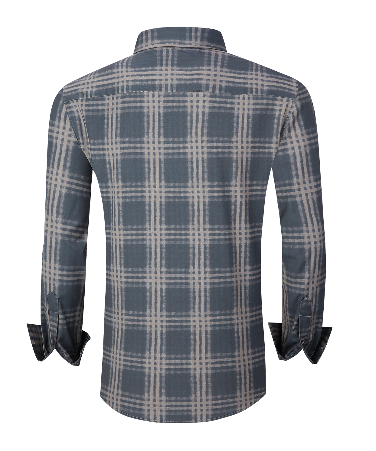 Pavini Long Sleeve Men's Plaid Shirt
