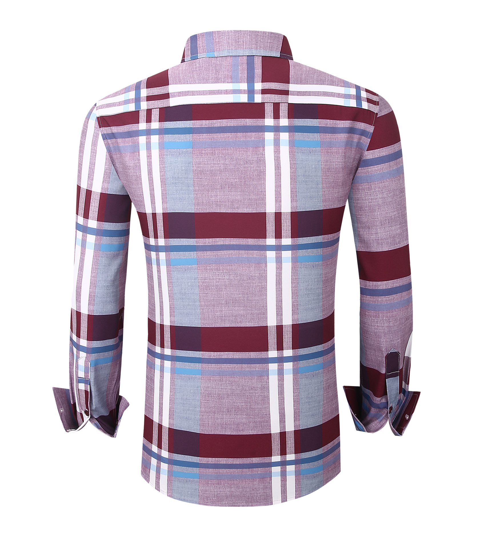 Pavini Long Sleeve Men's Plaid Shirt