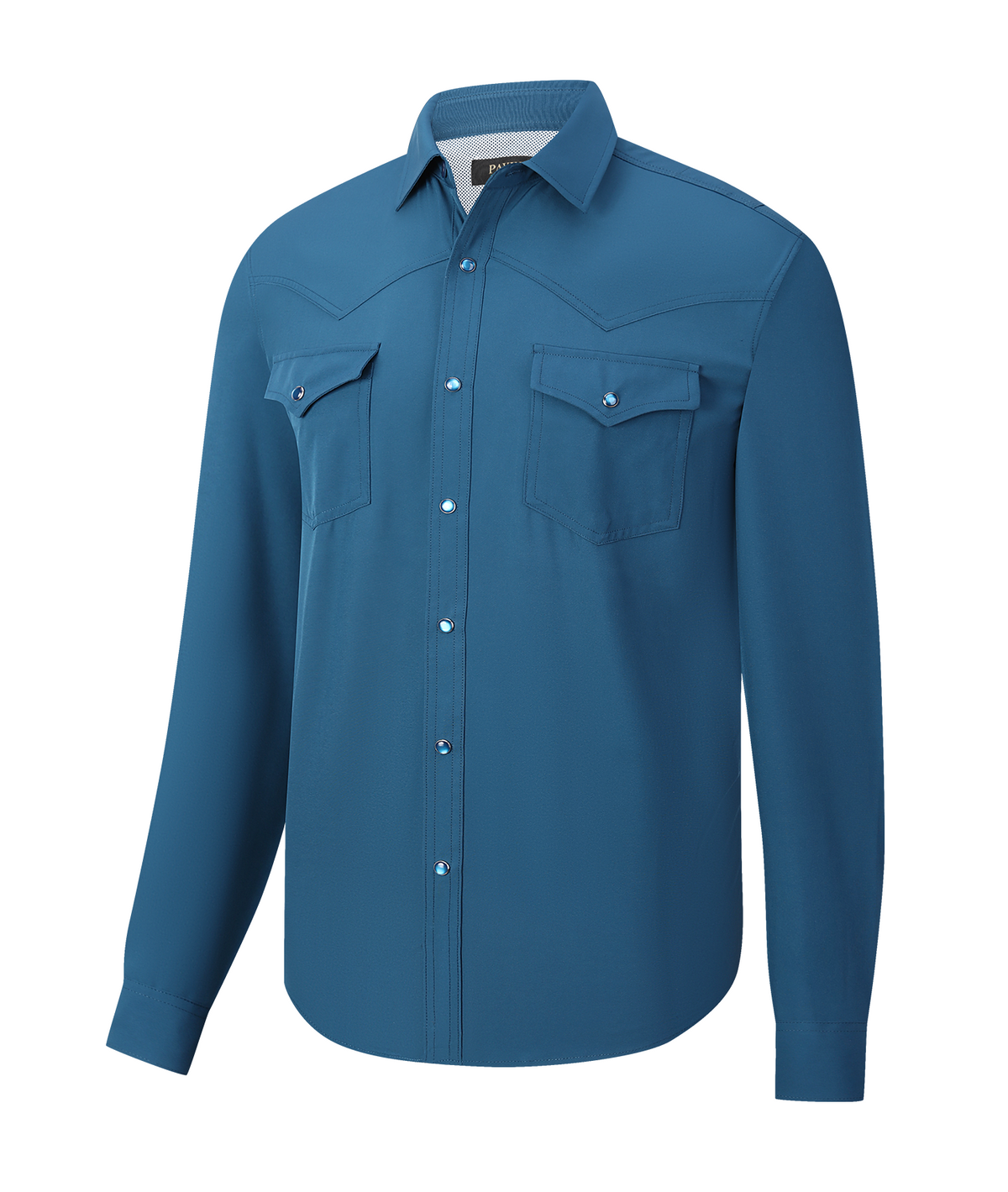 Pavini Men's Western Long Sleeve Snap Fishing Shirt - PVLS167