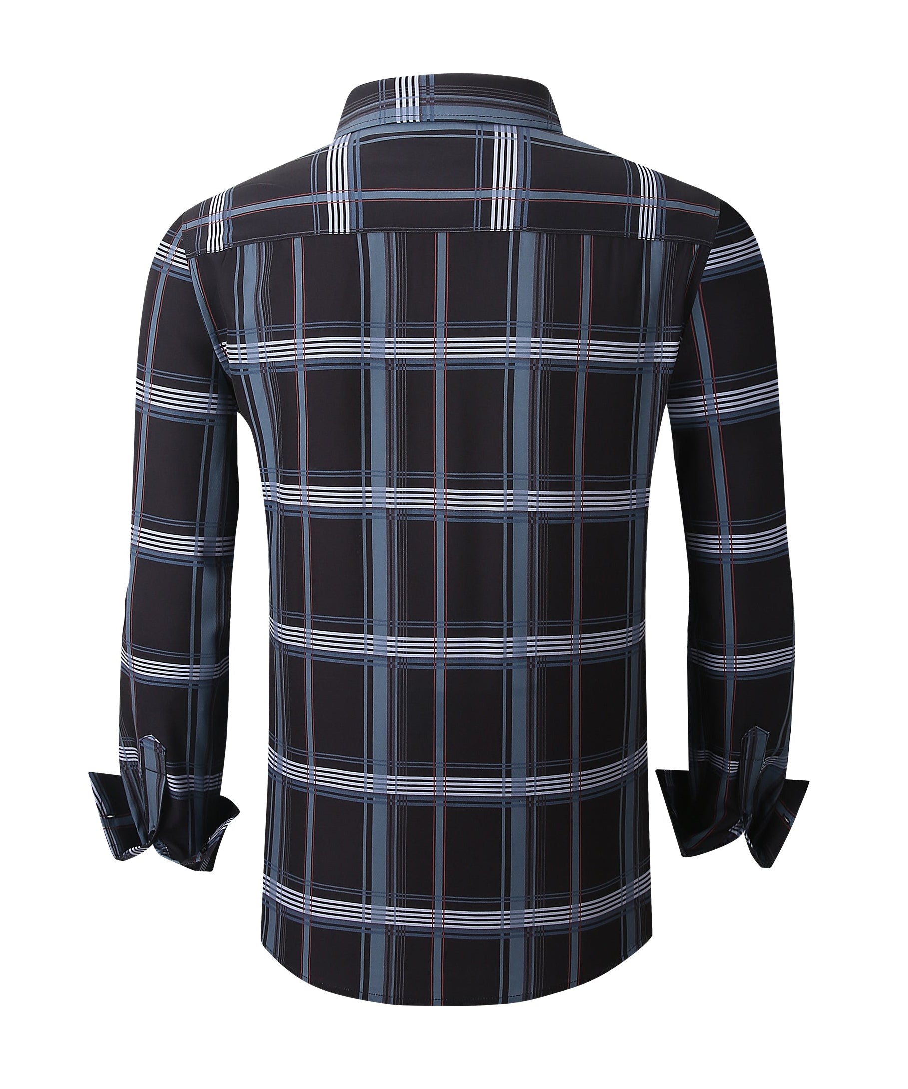 Pavini Long Sleeve Men's Plaid Shirt