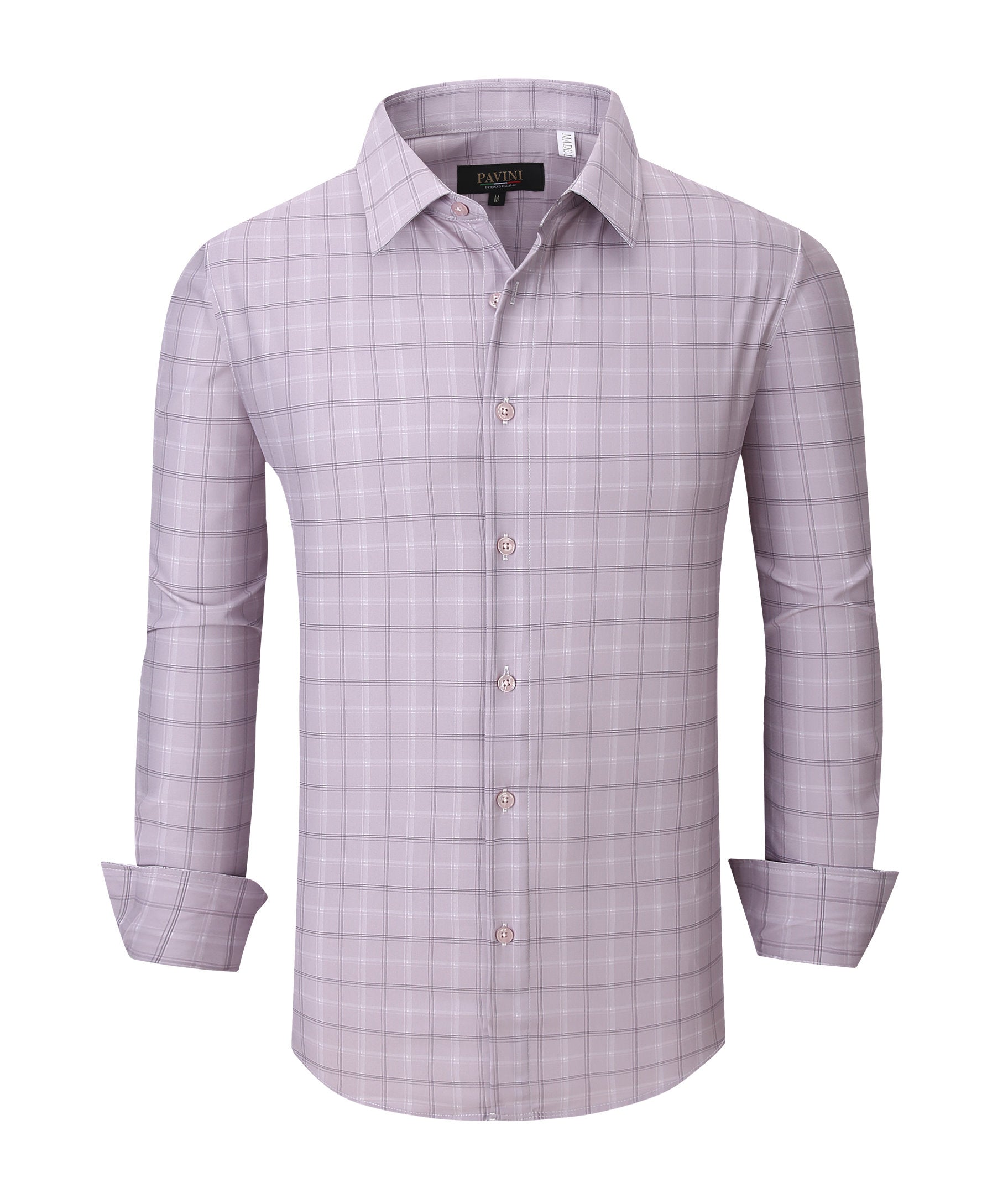 Pavini Long Sleeve Men's Plaid Shirt