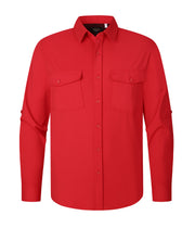 Pavini Men's Long Sleeve Button-Pocket Fishing Shirt - PVLS199