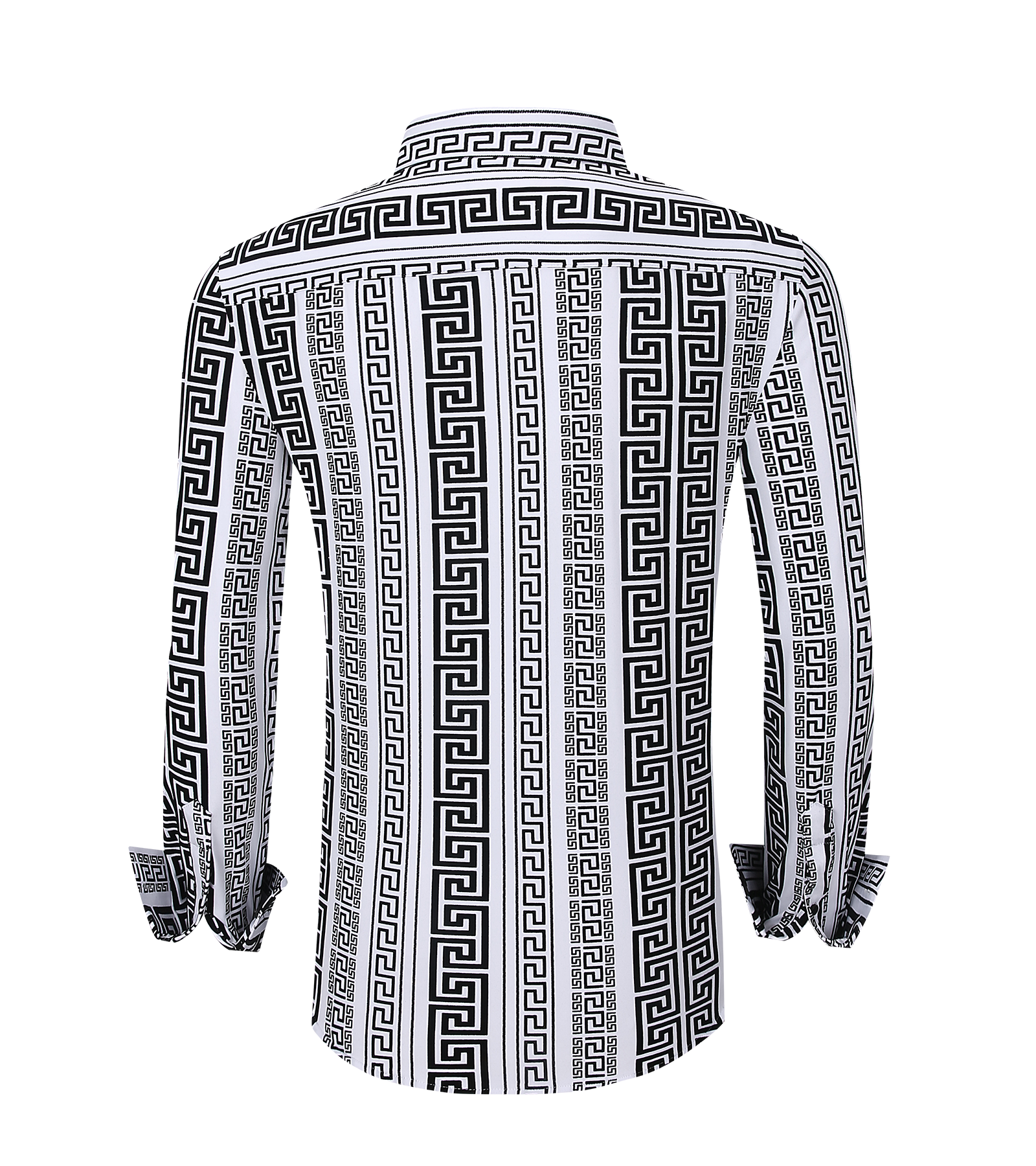 Modern Fit Flocked Button-Down