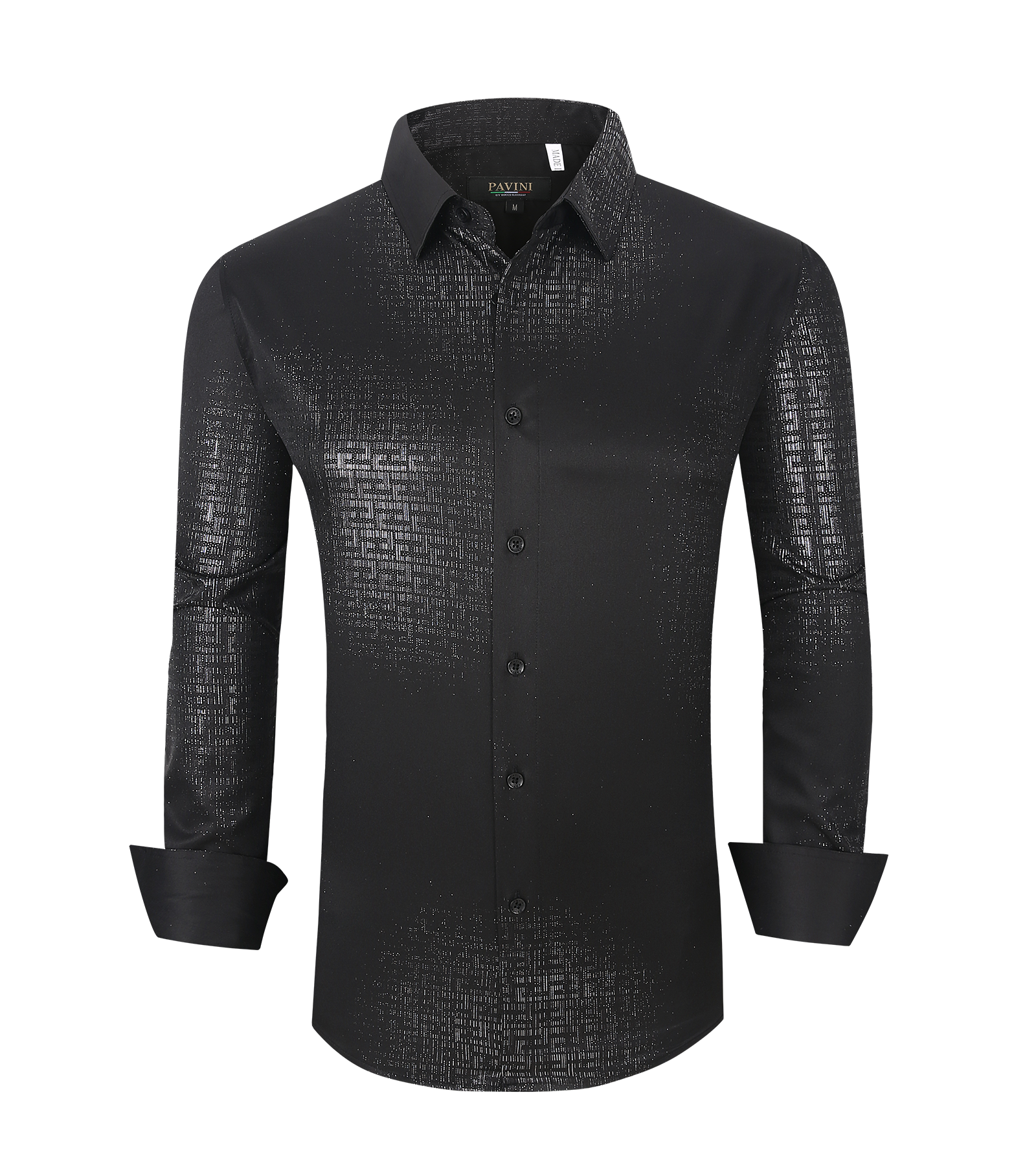 Modern Fit Button Down Satin