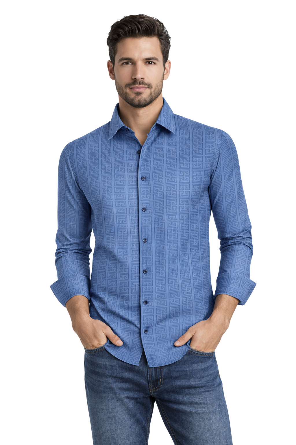 Modern Fit Button-Down Shirt