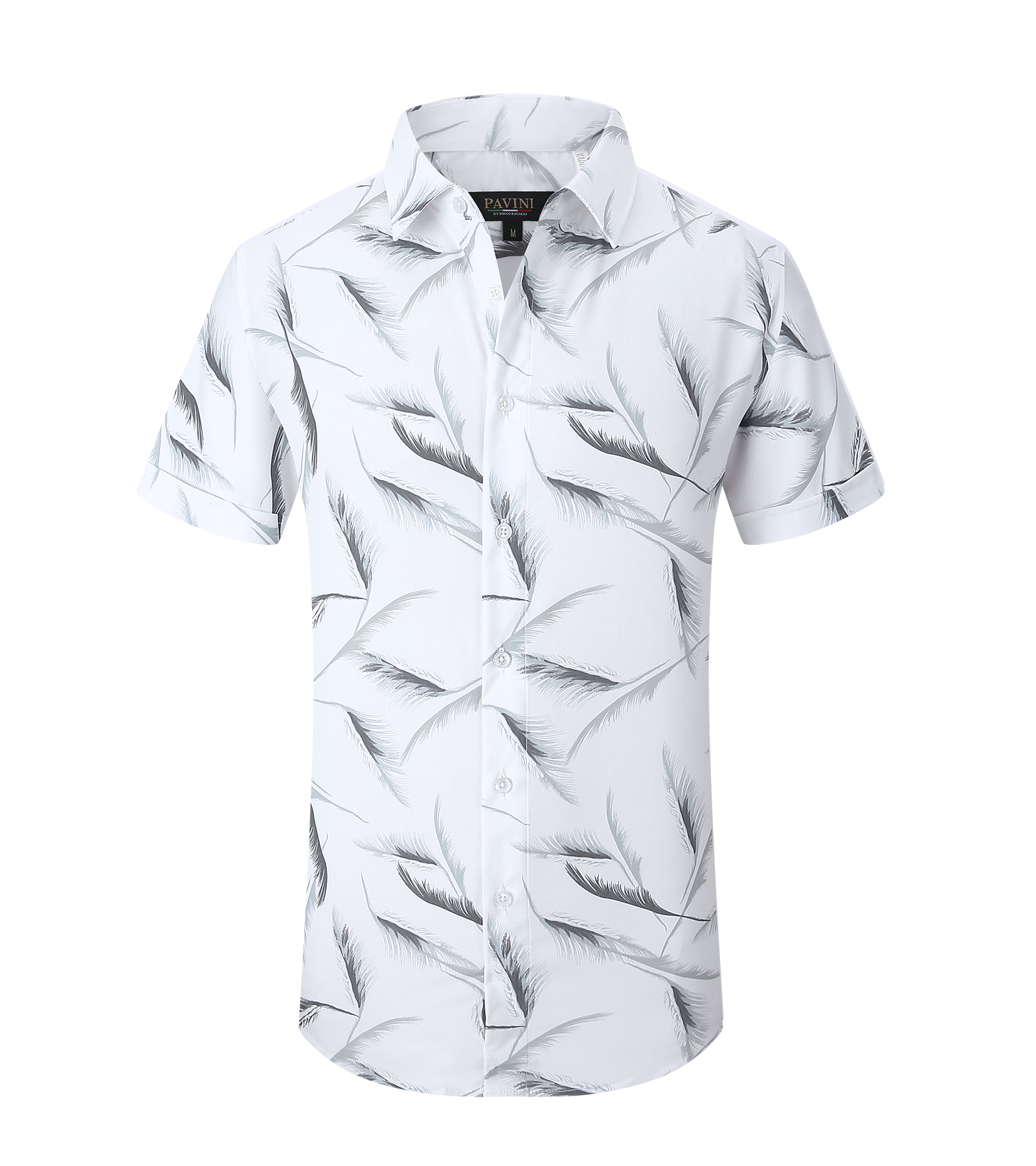Modern Fit Bamboo Printed Short Sleeve Shirt