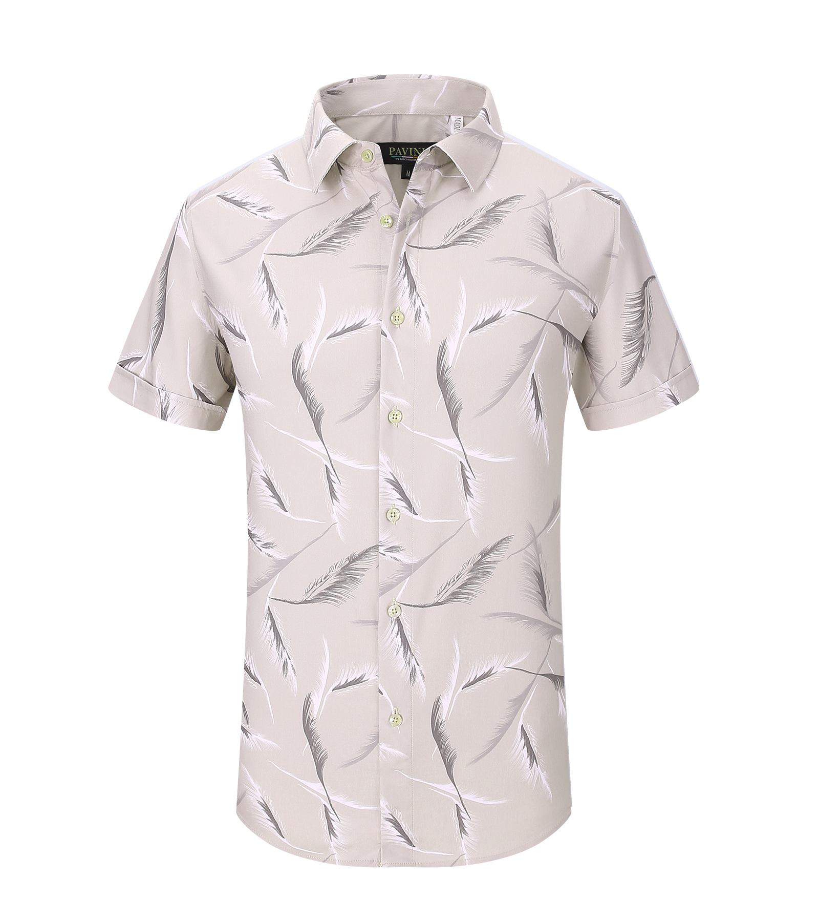 Modern Fit Bamboo Printed Short Sleeve Shirt
