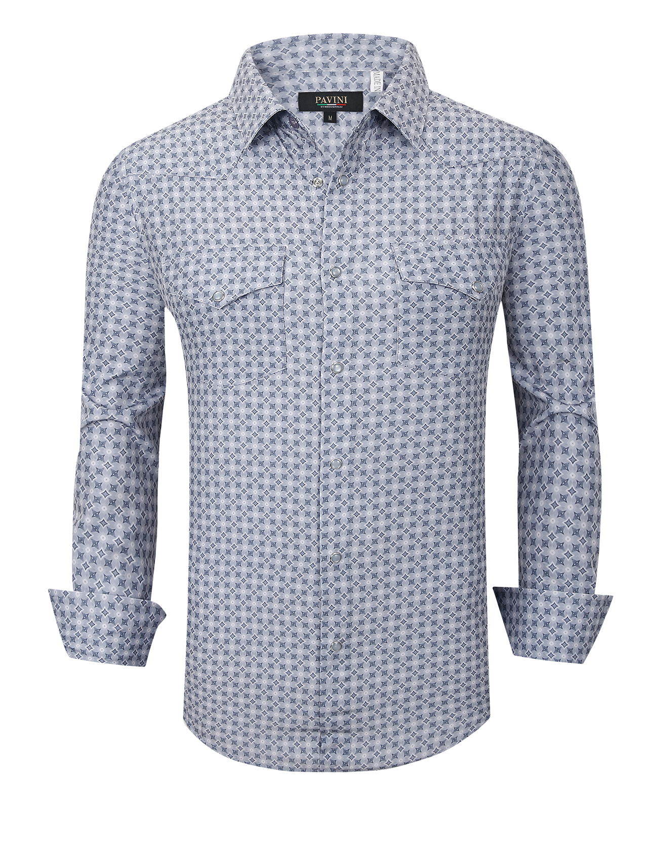 Men’s Classic Western Snap Shirt (Long Sleeve)