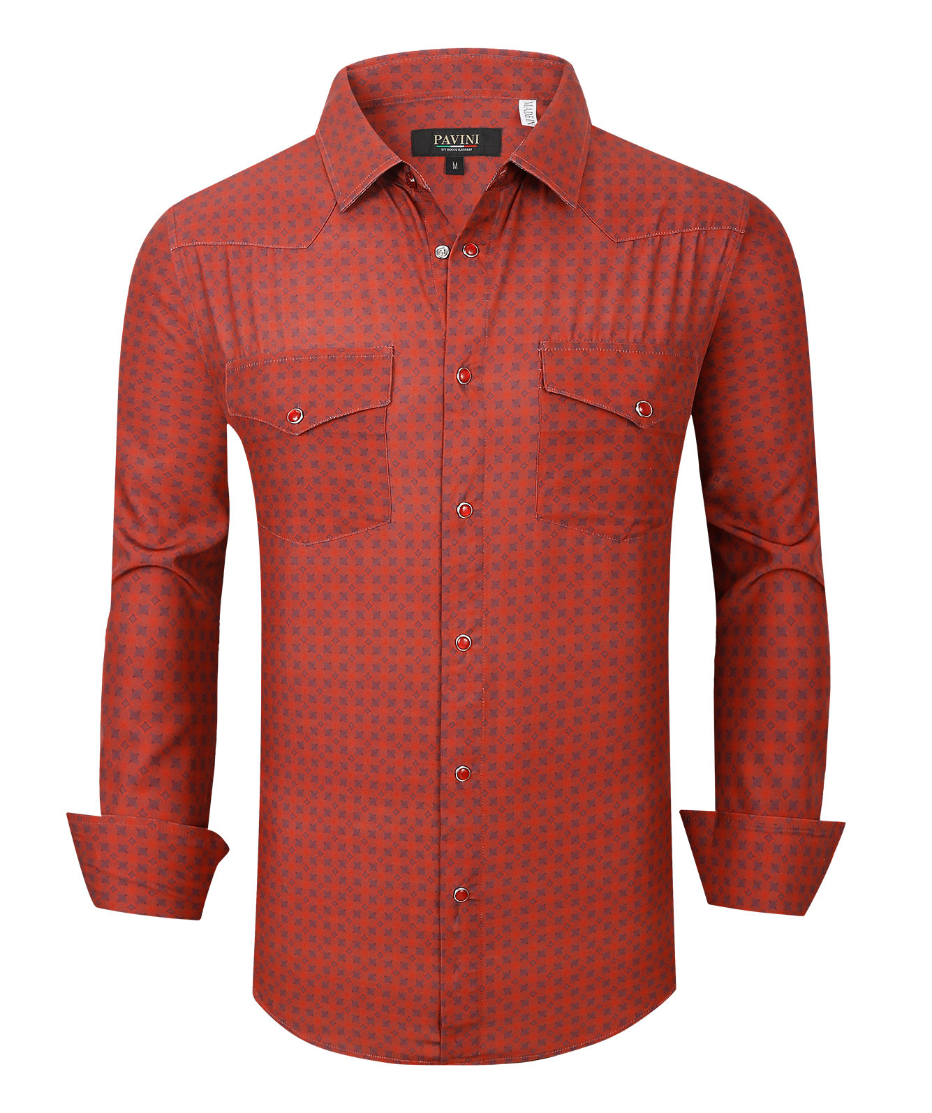 Men’s Classic Western Snap Shirt (Long Sleeve)