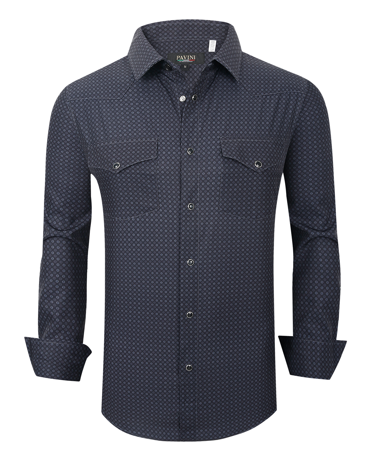 Men’s Classic Western Snap Shirt (Long Sleeve)