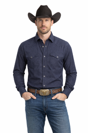 Snap-Down Western Long Sleeve Shirt