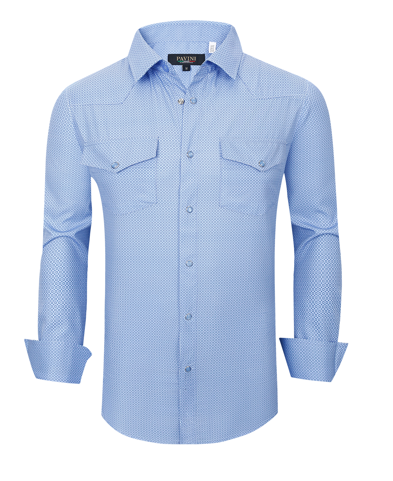 Snap-Down Western Long Sleeve Shirt
