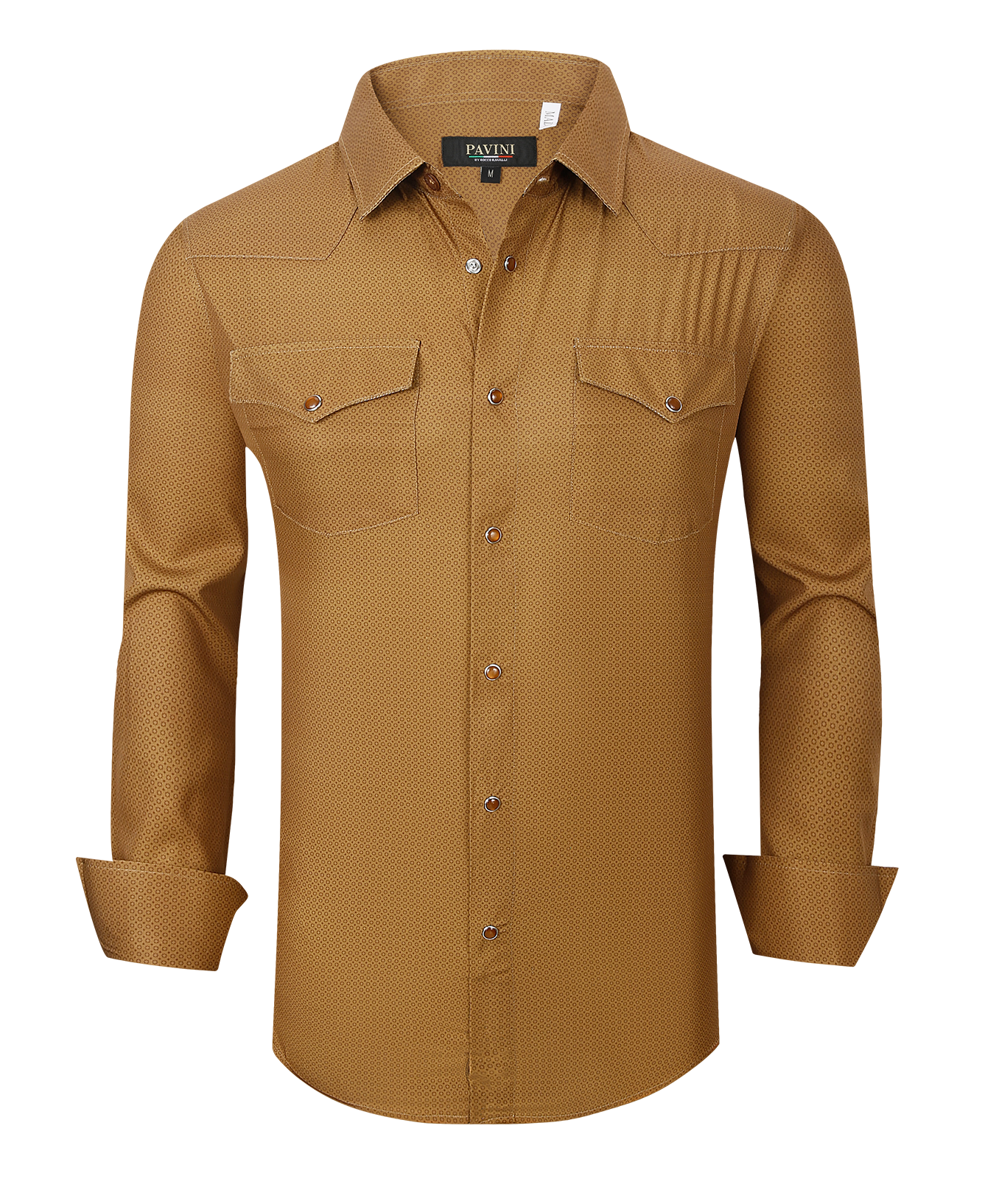Snap-Down Western Long Sleeve Shirt